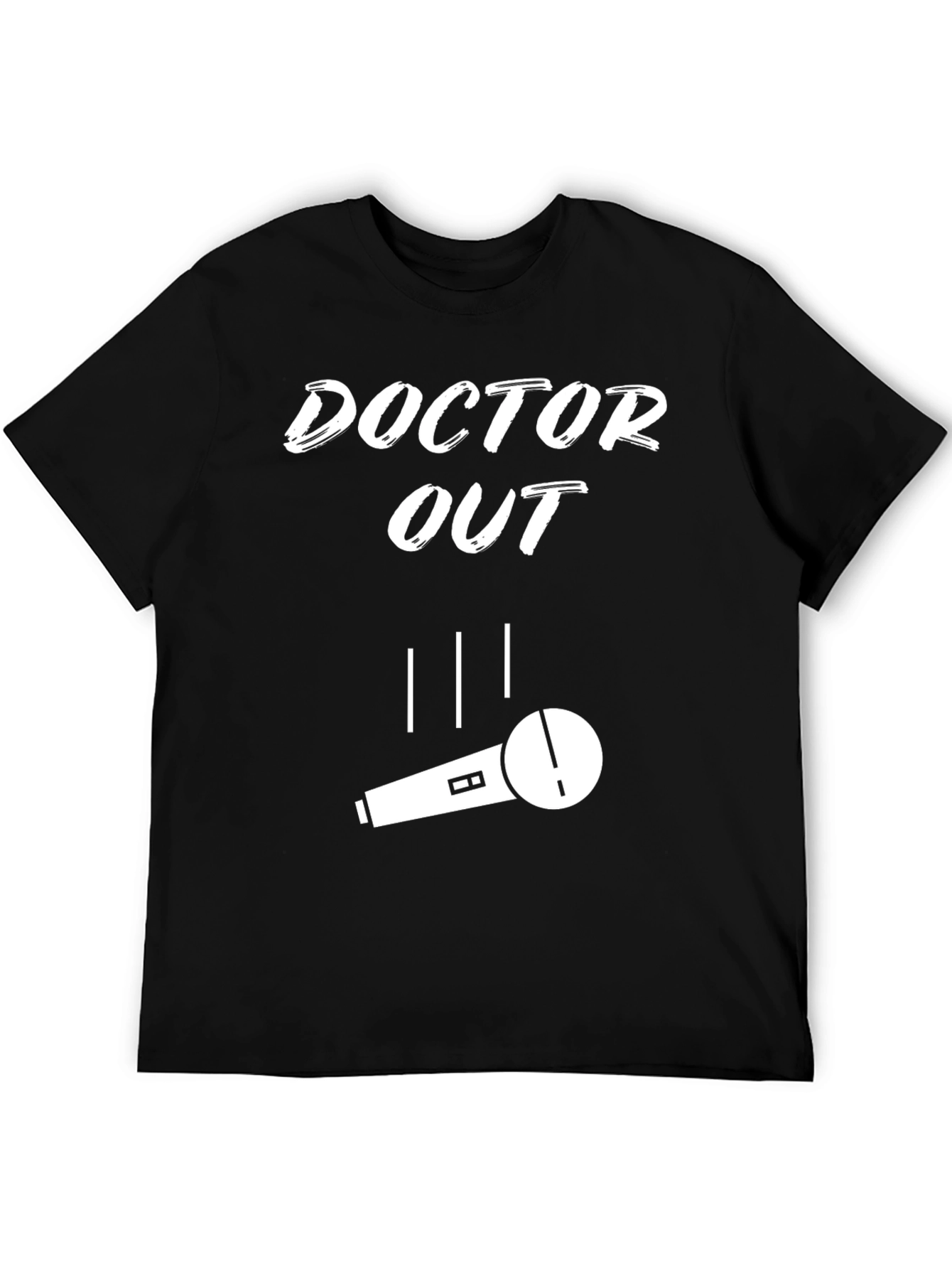 Doctor Out Microphone T-Shirt - Black