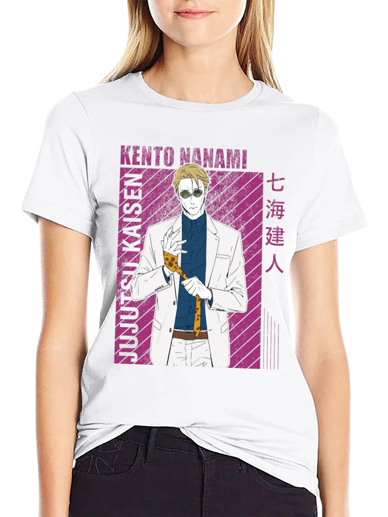 Kento Nanami Jujutsu Kaisen Black T-Shirt