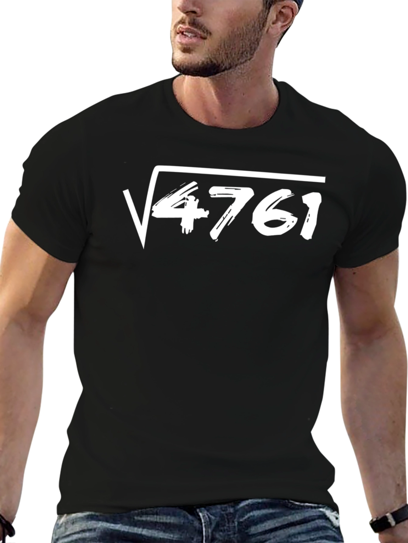 Square Root of 4761 Math Graphic Tee