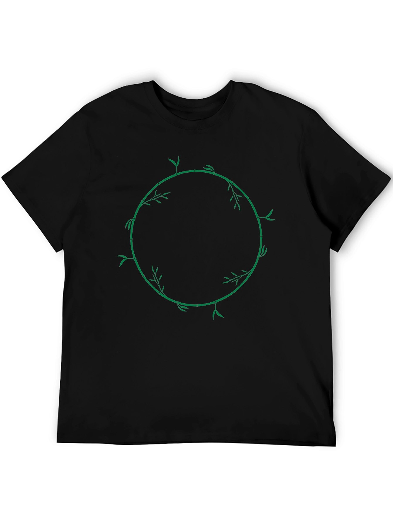 Bamboo Circle Graphic Tee - Stylish and Unique