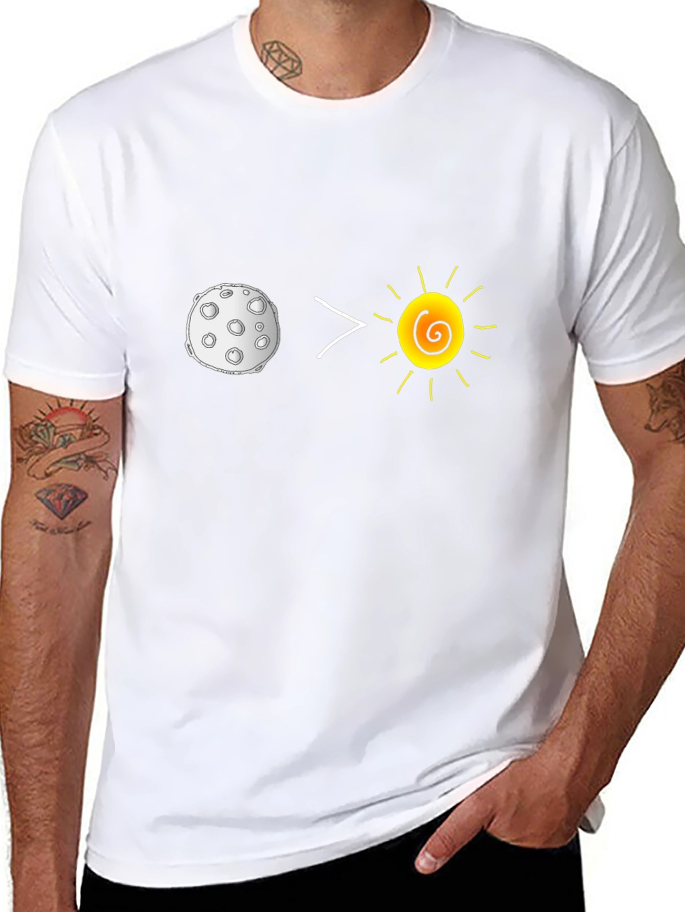 Moon is Greater Than the Sun T-Shirt