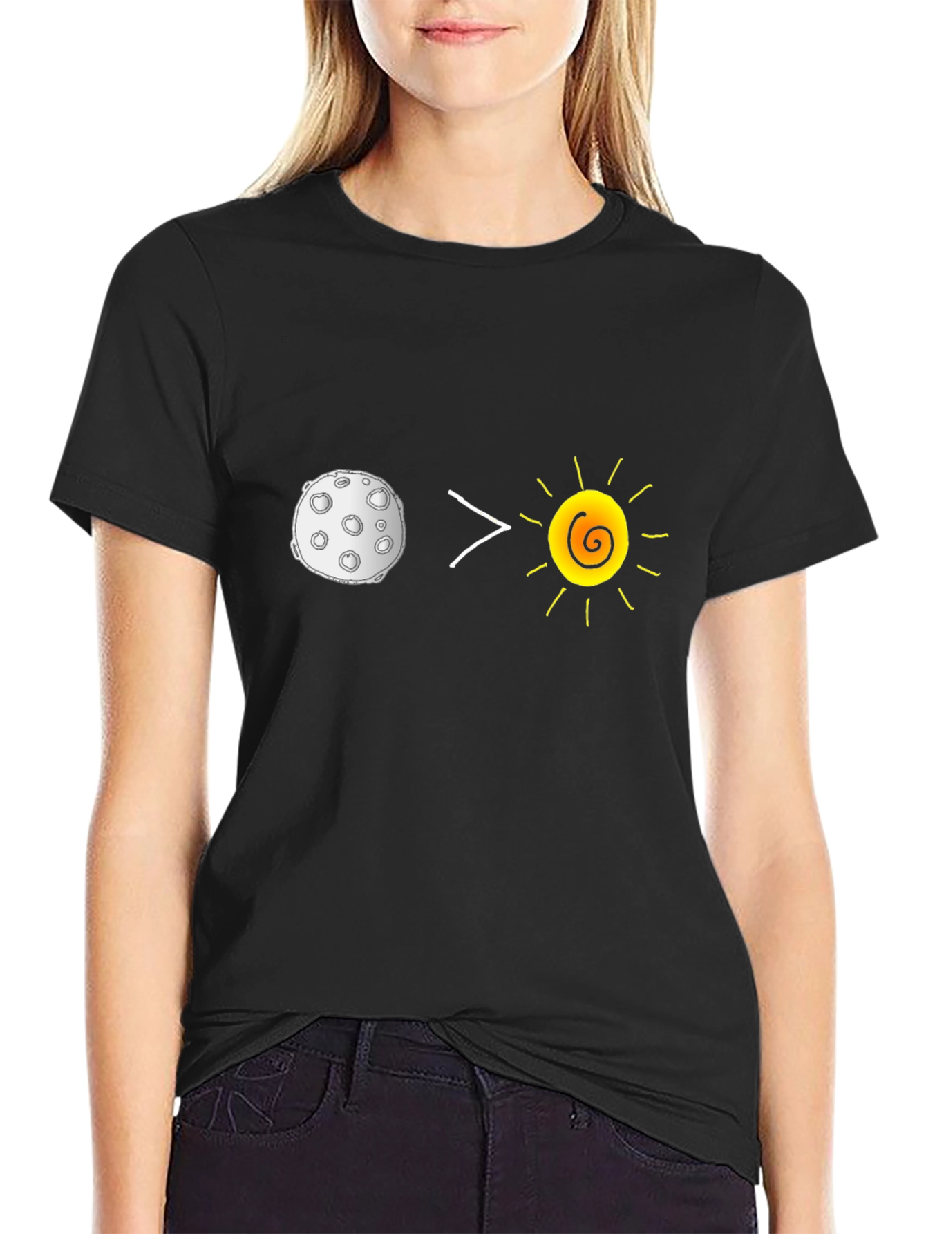 Moon is Greater Than the Sun T-Shirt