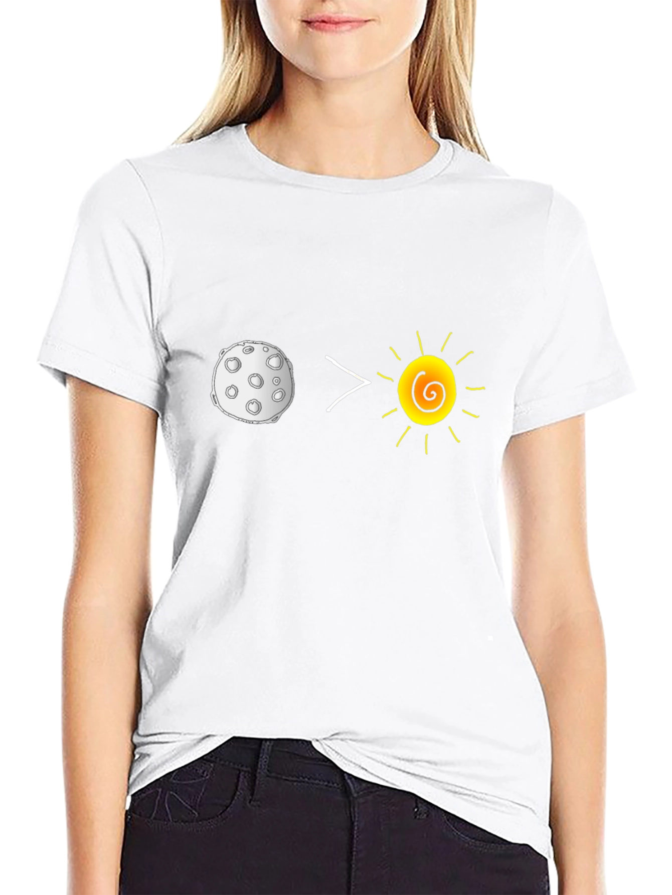 Moon is Greater Than the Sun T-Shirt
