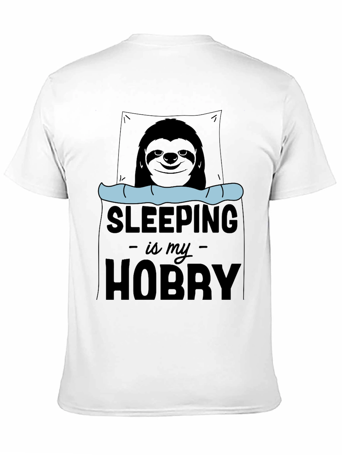 Sleeping is My Hobby Sloth Graphic T-Shirt