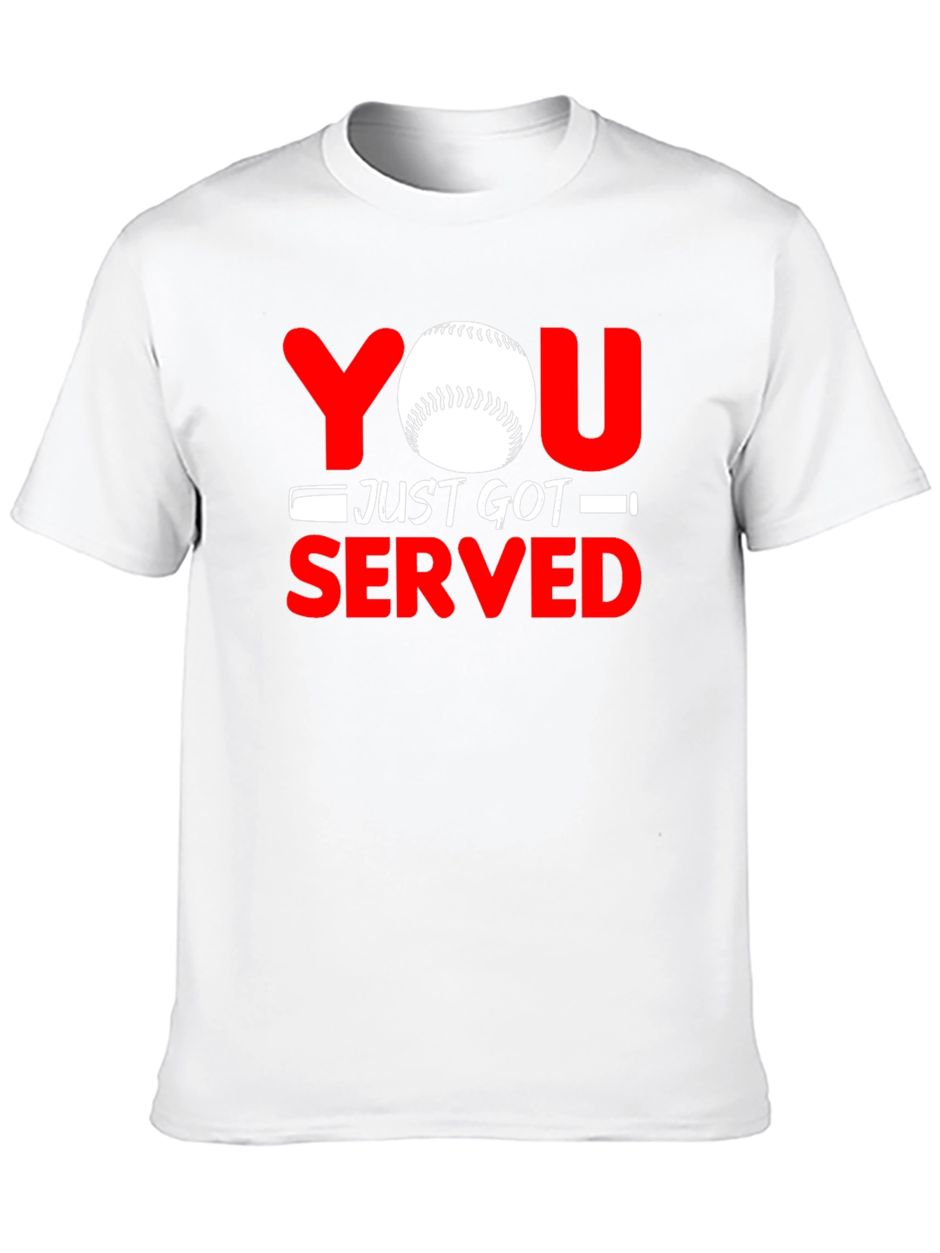 You Just Got Served Baseball Graphic T-Shirt