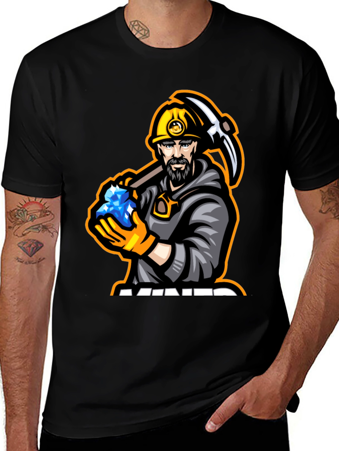 Miner Graphic T-Shirt