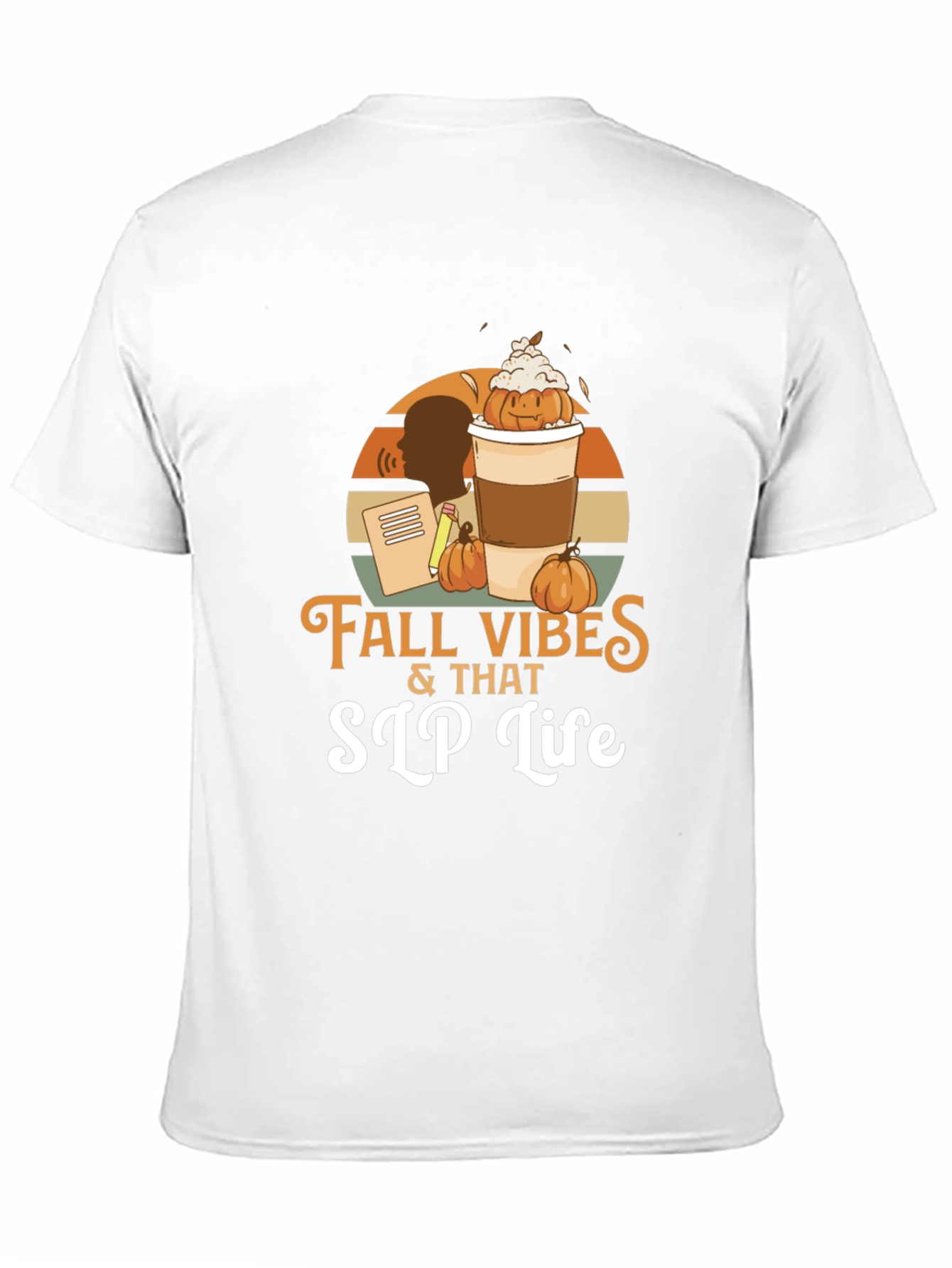 Fall Vibes SLP Life Black T-Shirt