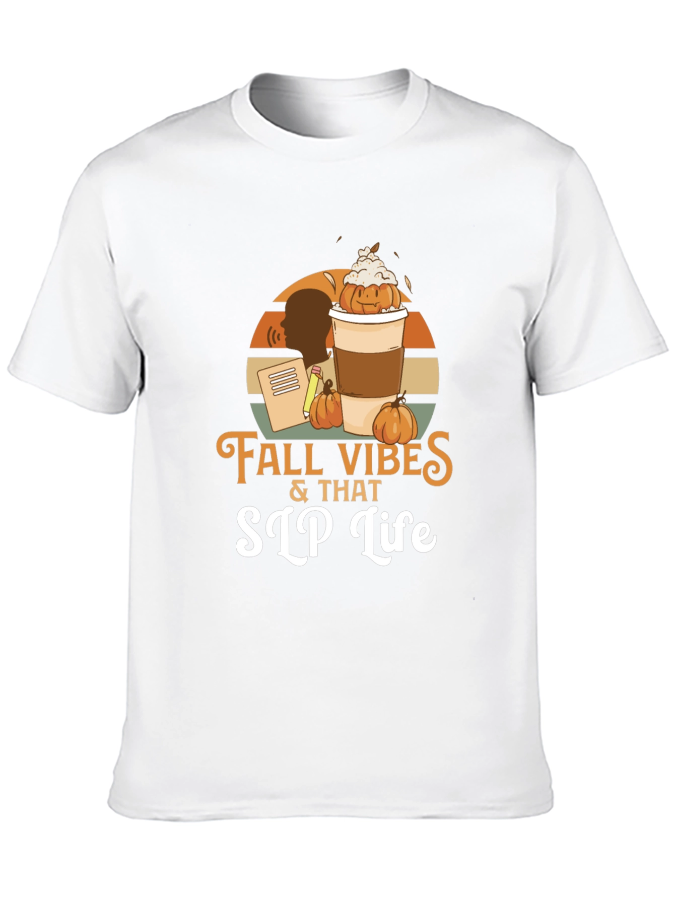 Fall Vibes SLP Life Black T-Shirt