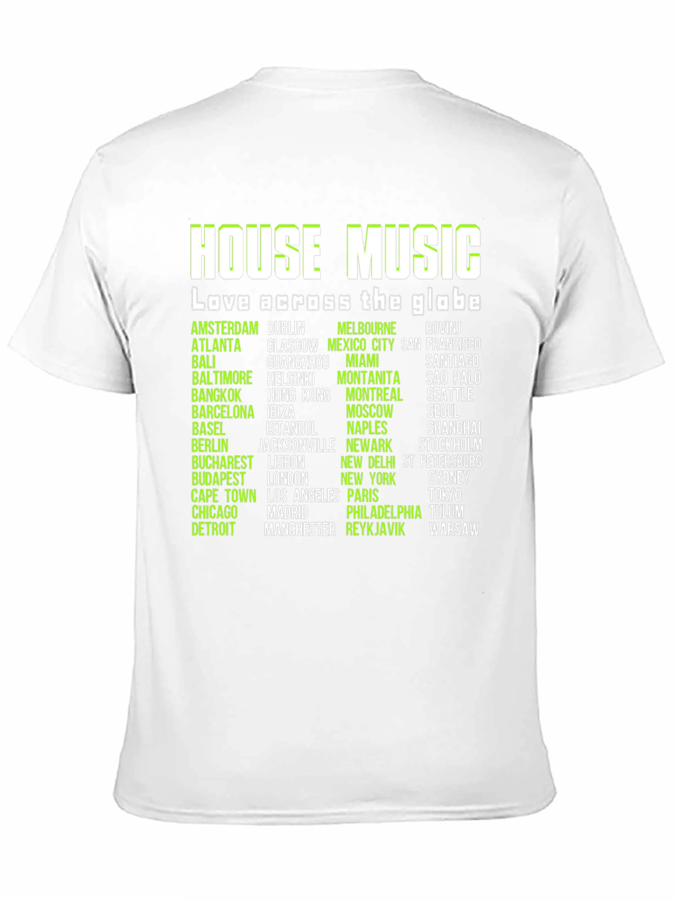 House Music Lover Black T-Shirt
