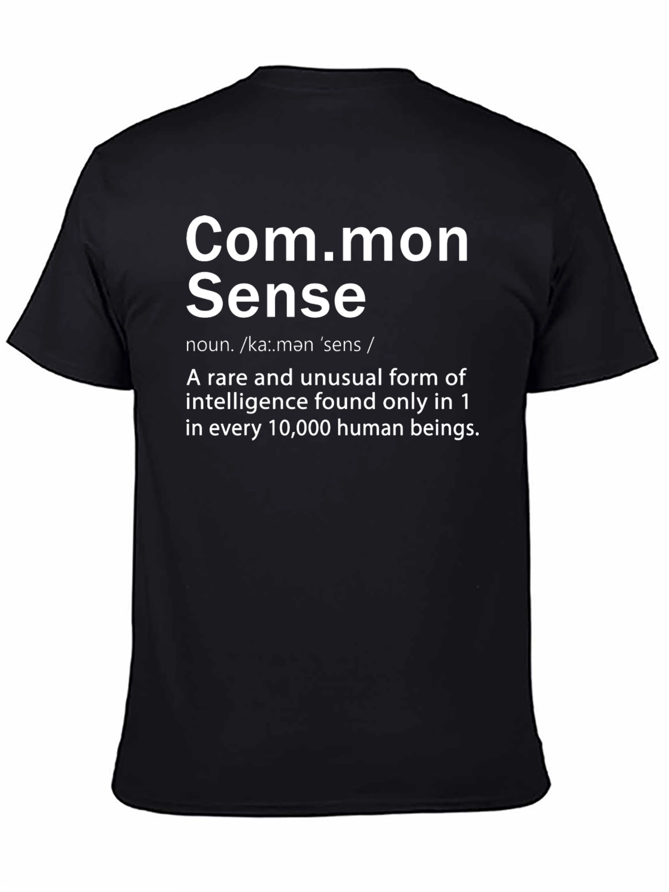 Common Sense Definition Graphic T-Shirt