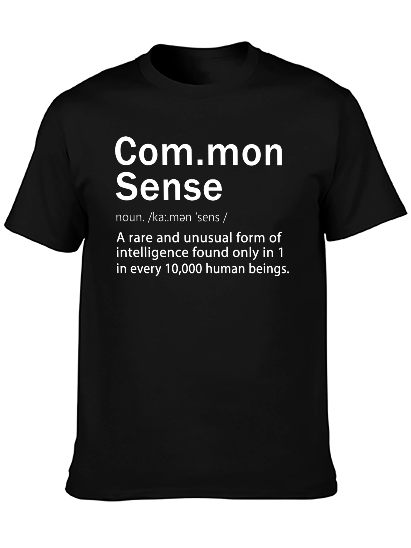 Common Sense Definition Graphic T-Shirt