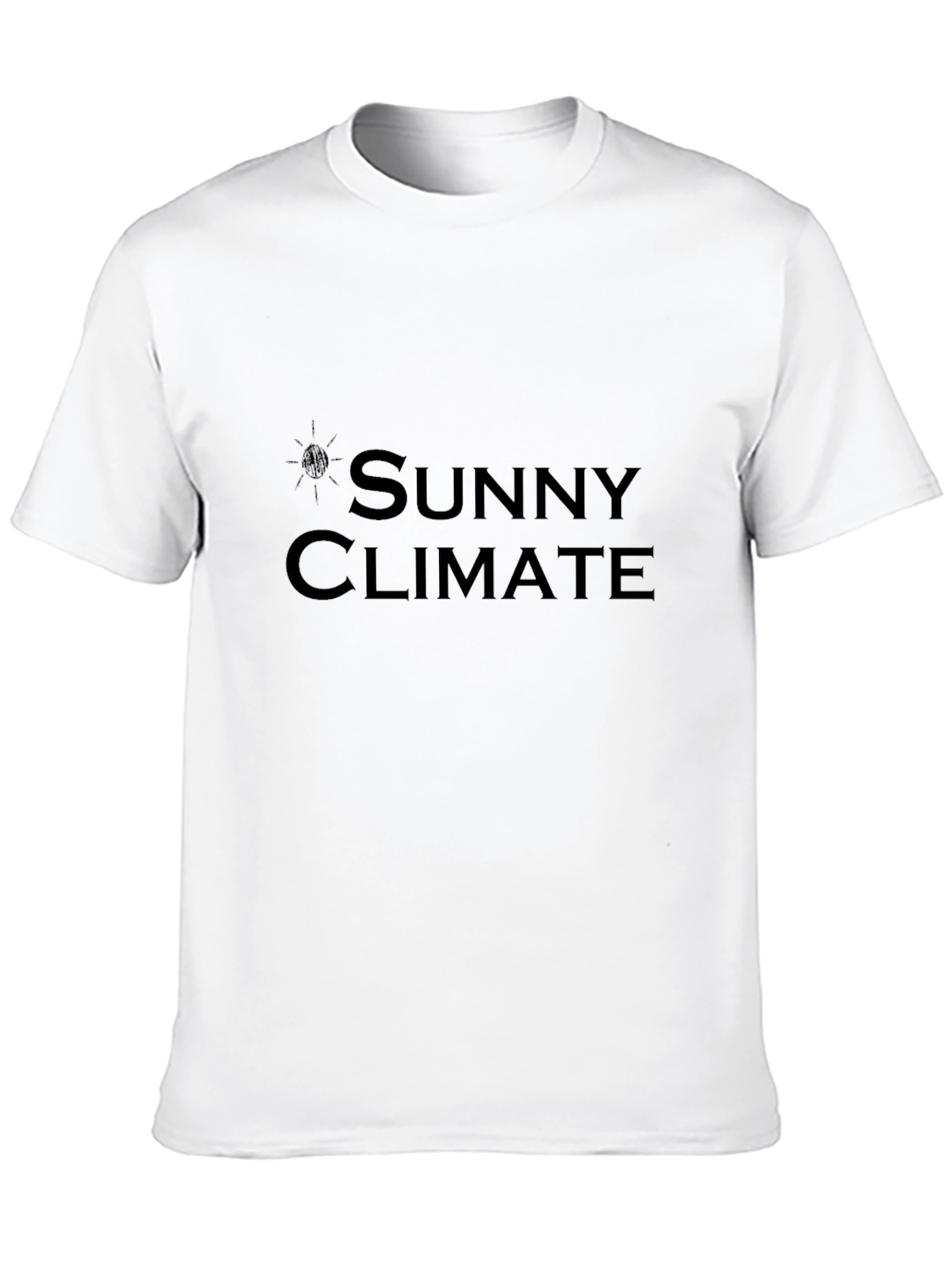 Sunny Climate Black T-Shirt - Cool Weather Style