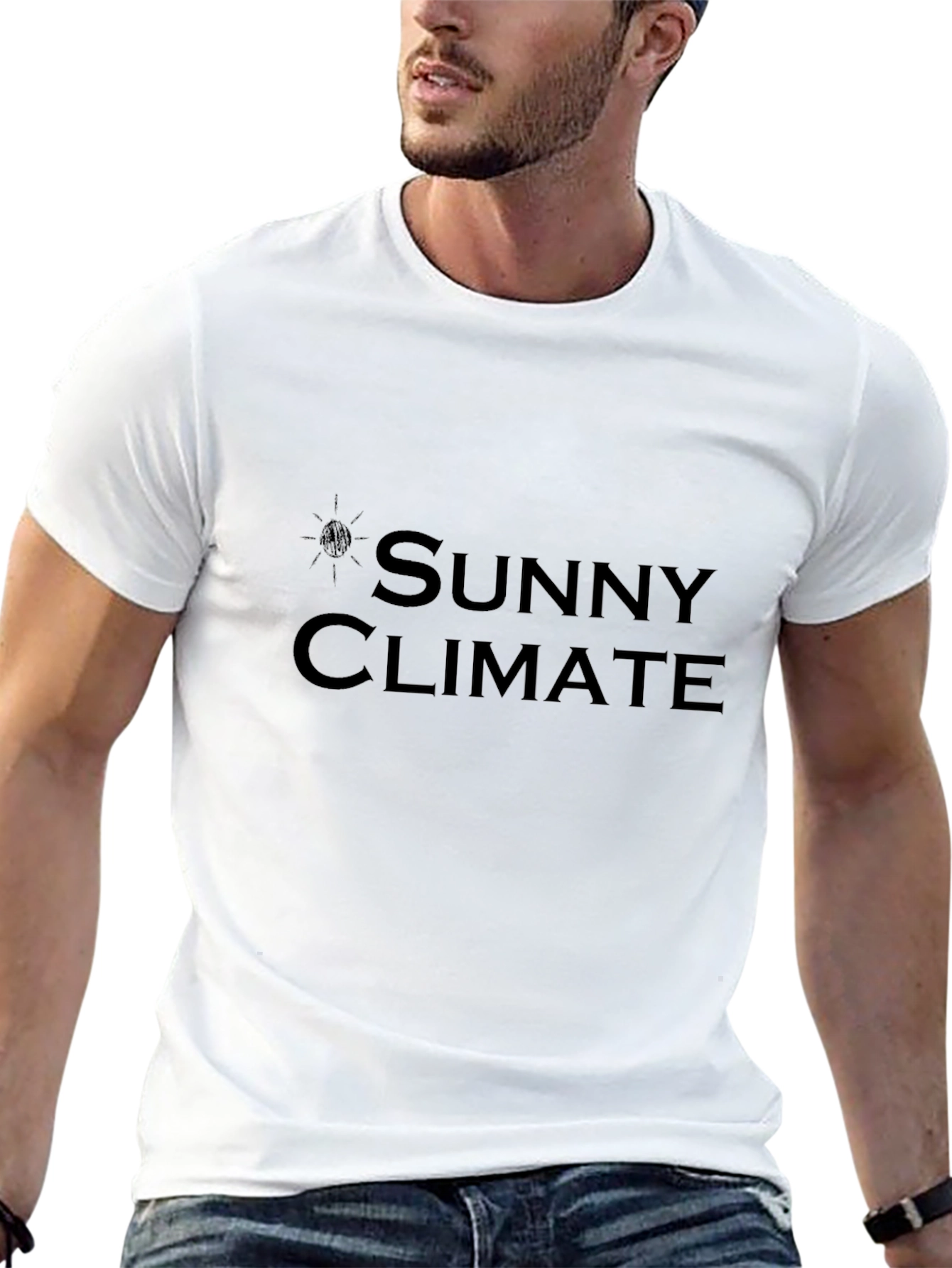 Sunny Climate Black T-Shirt - Cool Weather Style