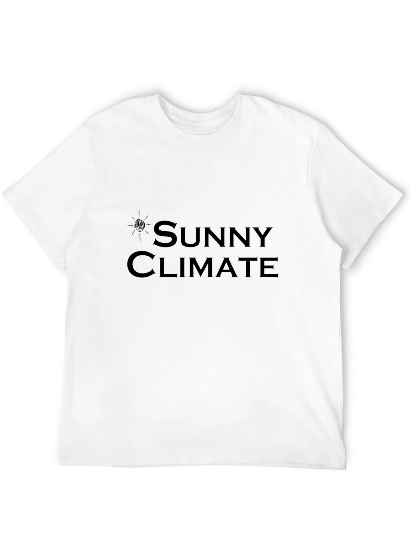 Sunny Climate Black T-Shirt - Cool Weather Style