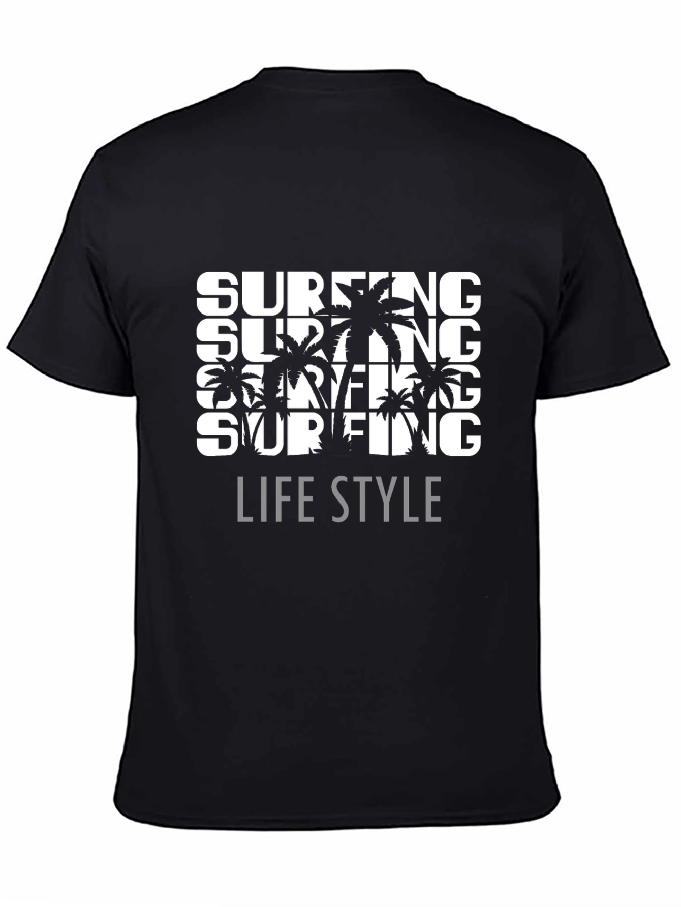 Surfing Life Style Graphic Tee
