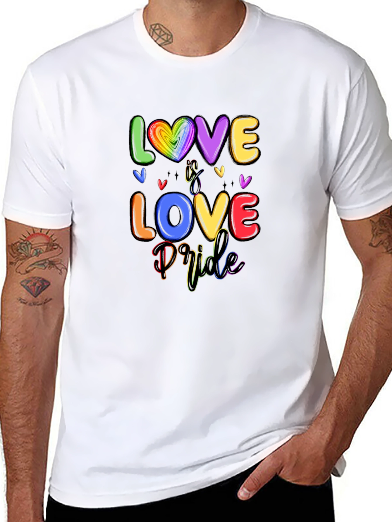 Love is Love Pride Graphic Tee Shirt