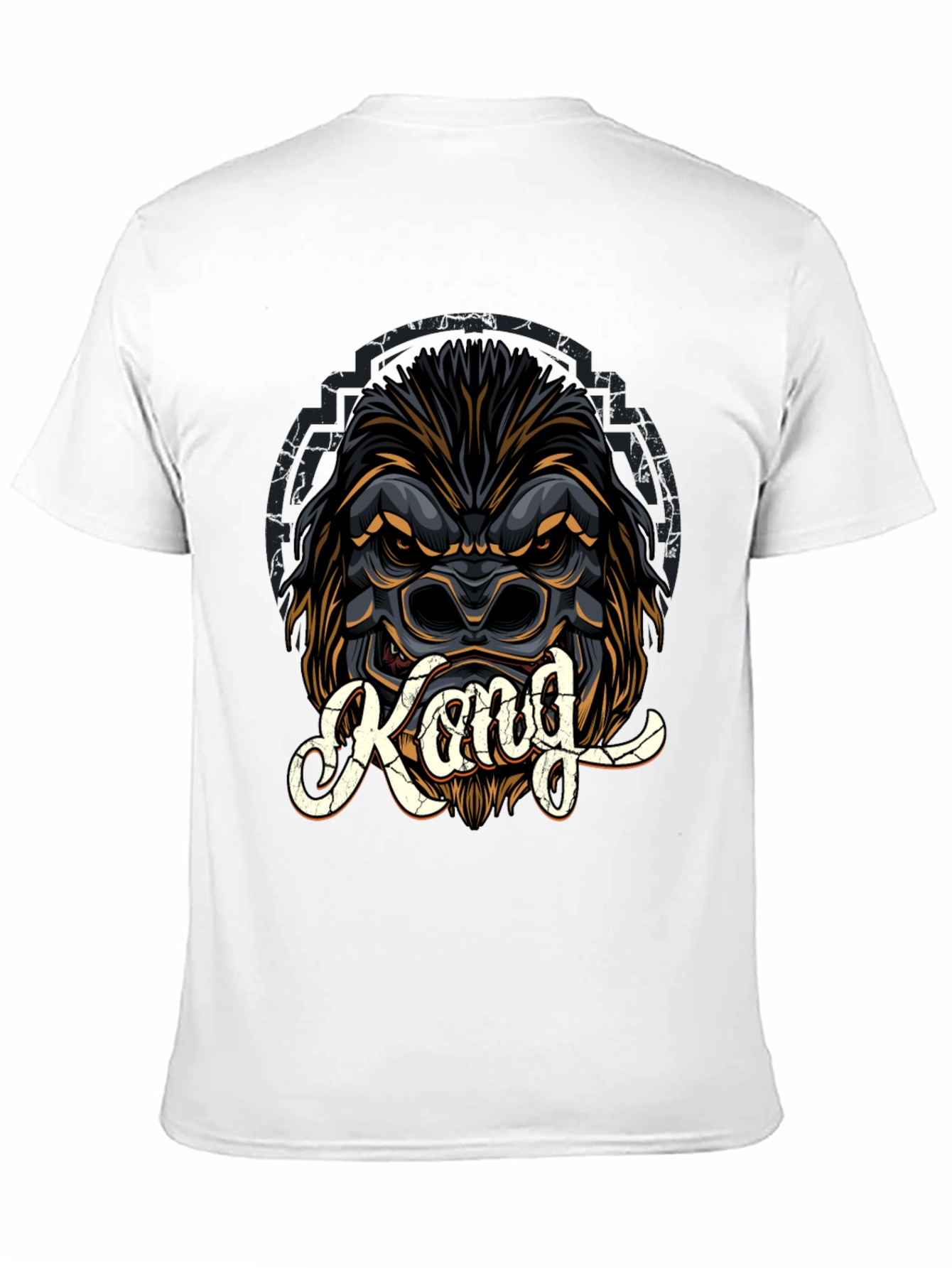 Kong Graphic Print Black T-Shirt