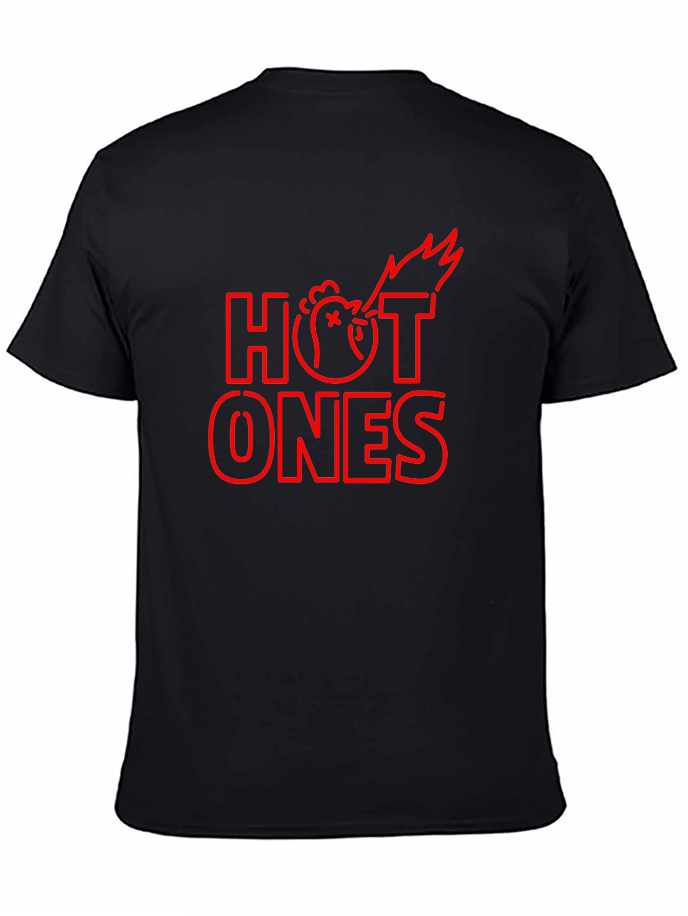 Hot Ones Graphic Tee - Spicy Chicken Design