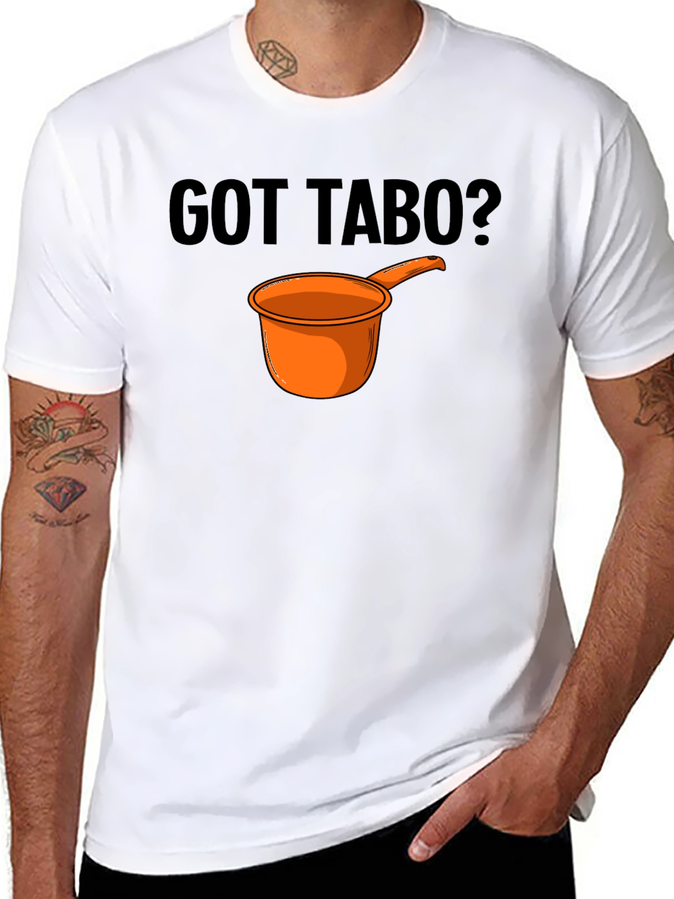 Got Tabo? Funny Filipino Design Black T-Shirt