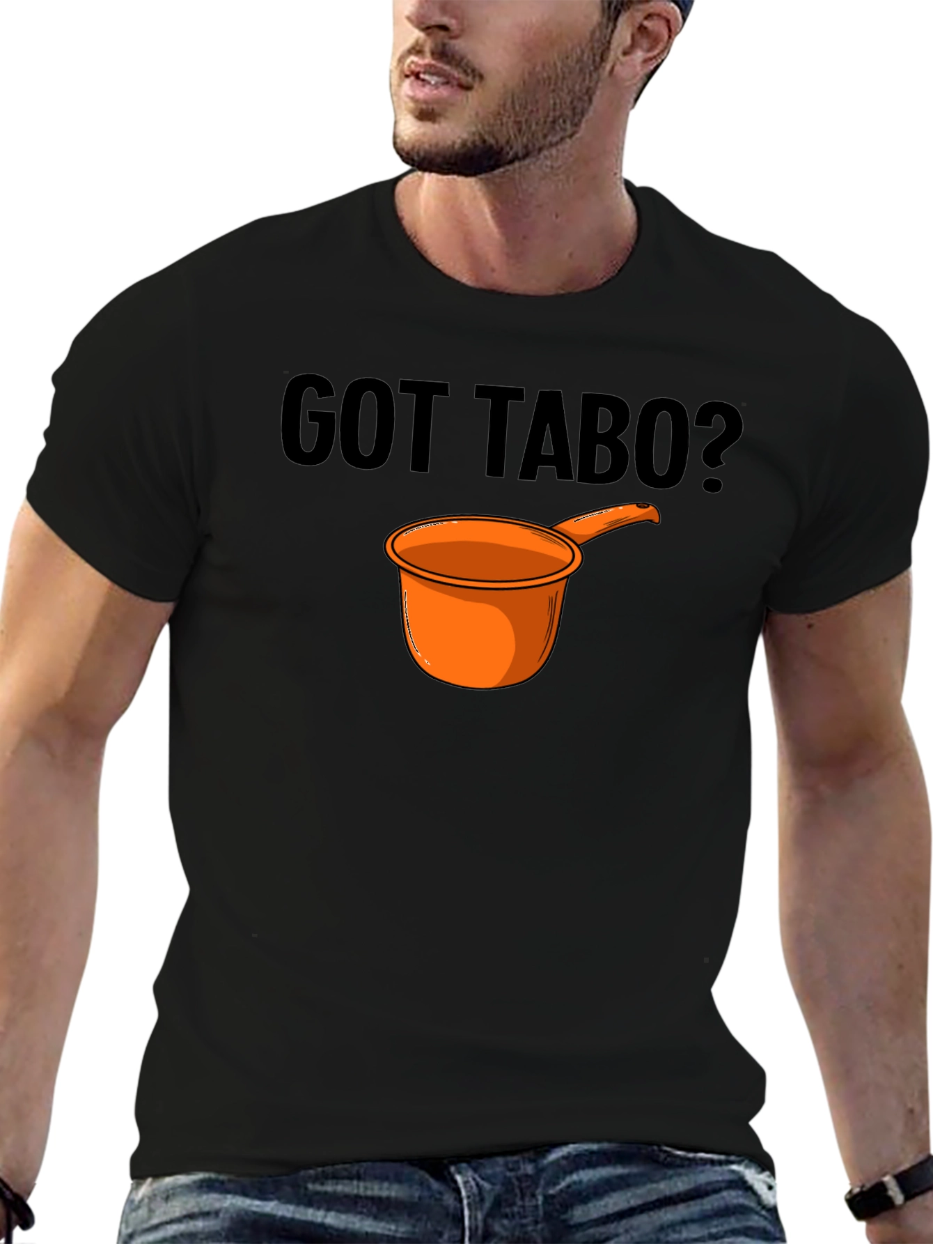 Got Tabo? Funny Filipino Design Black T-Shirt