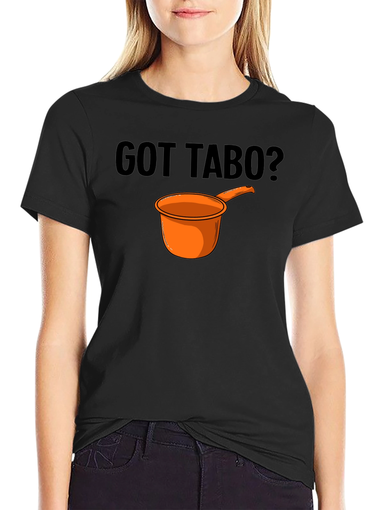 Got Tabo? Funny Filipino Design Black T-Shirt