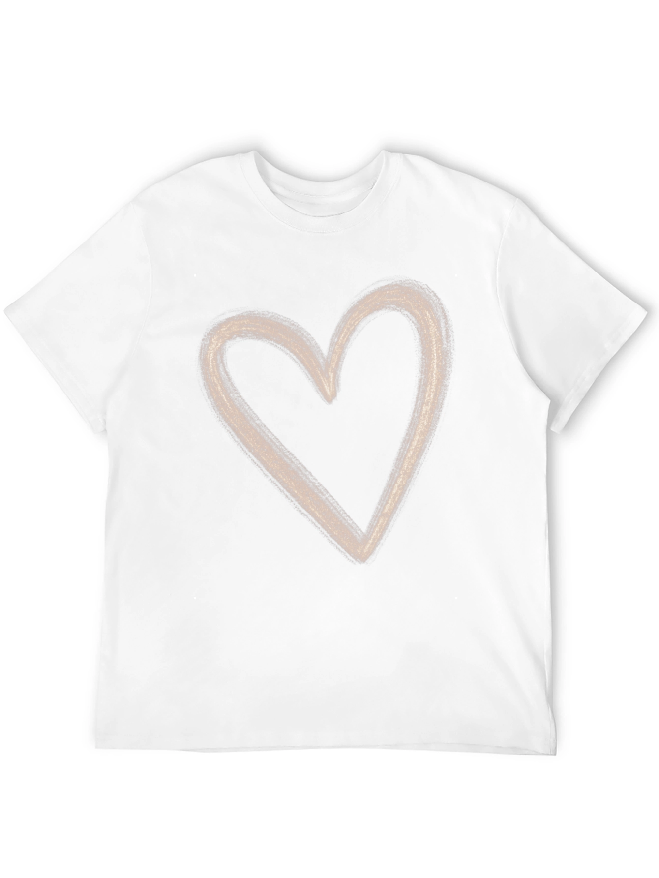 Heart Graphic Black T-Shirt