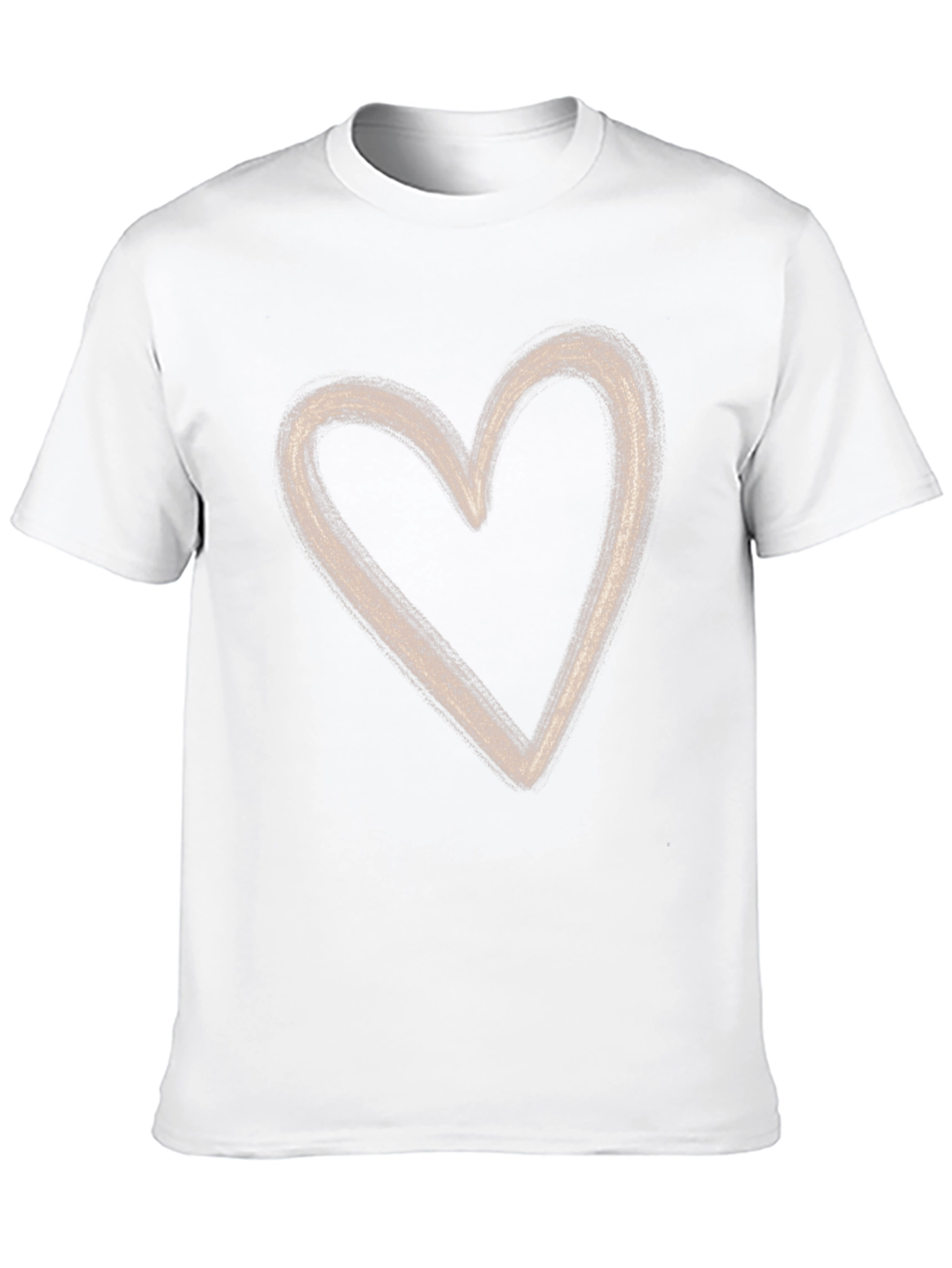 Heart Graphic Black T-Shirt