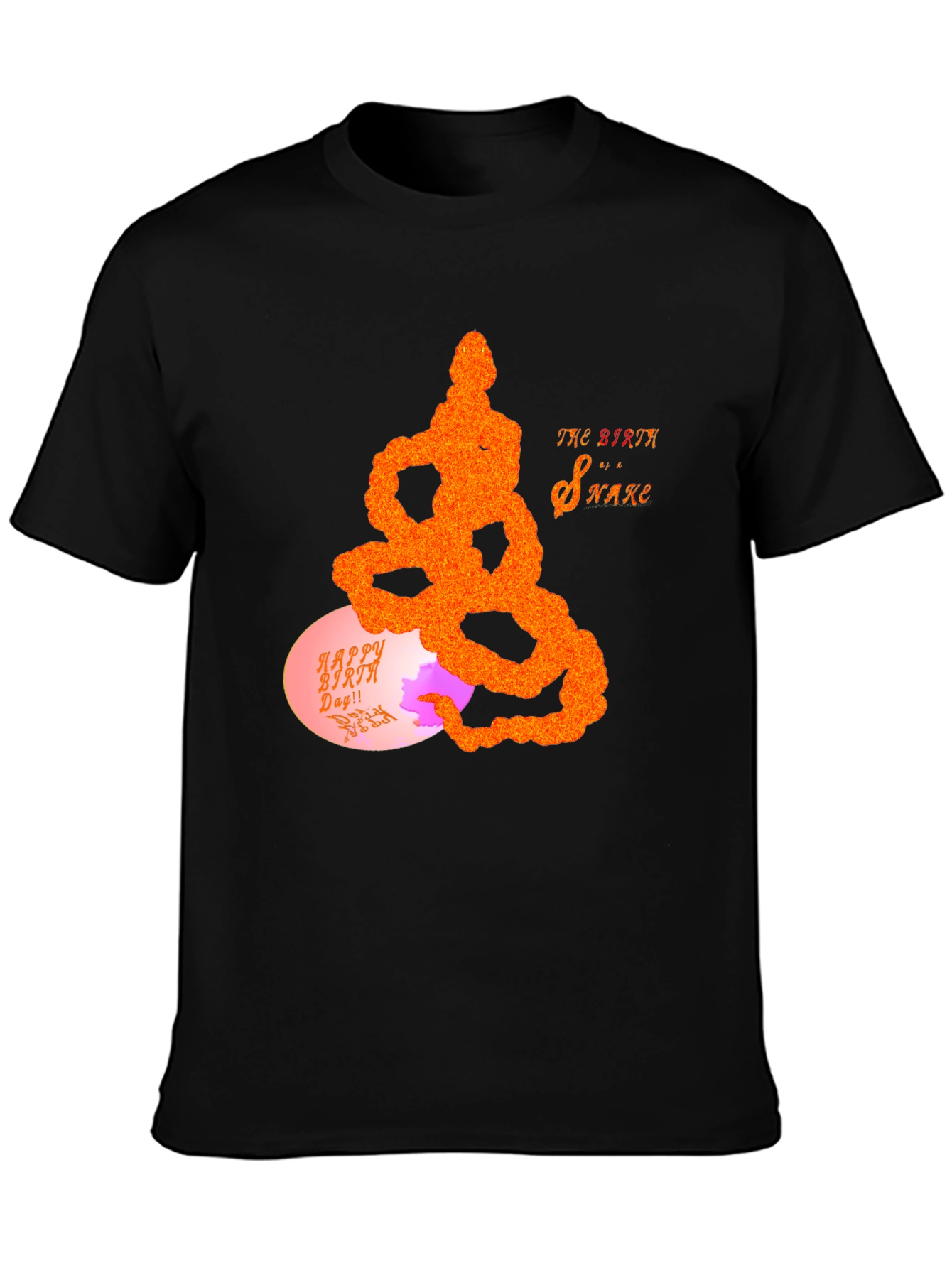 Birth Snake Graphic Tee - Unique Design