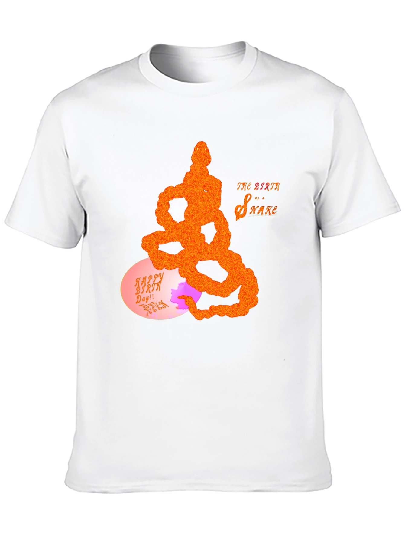 Birth Snake Graphic Tee - Unique Design