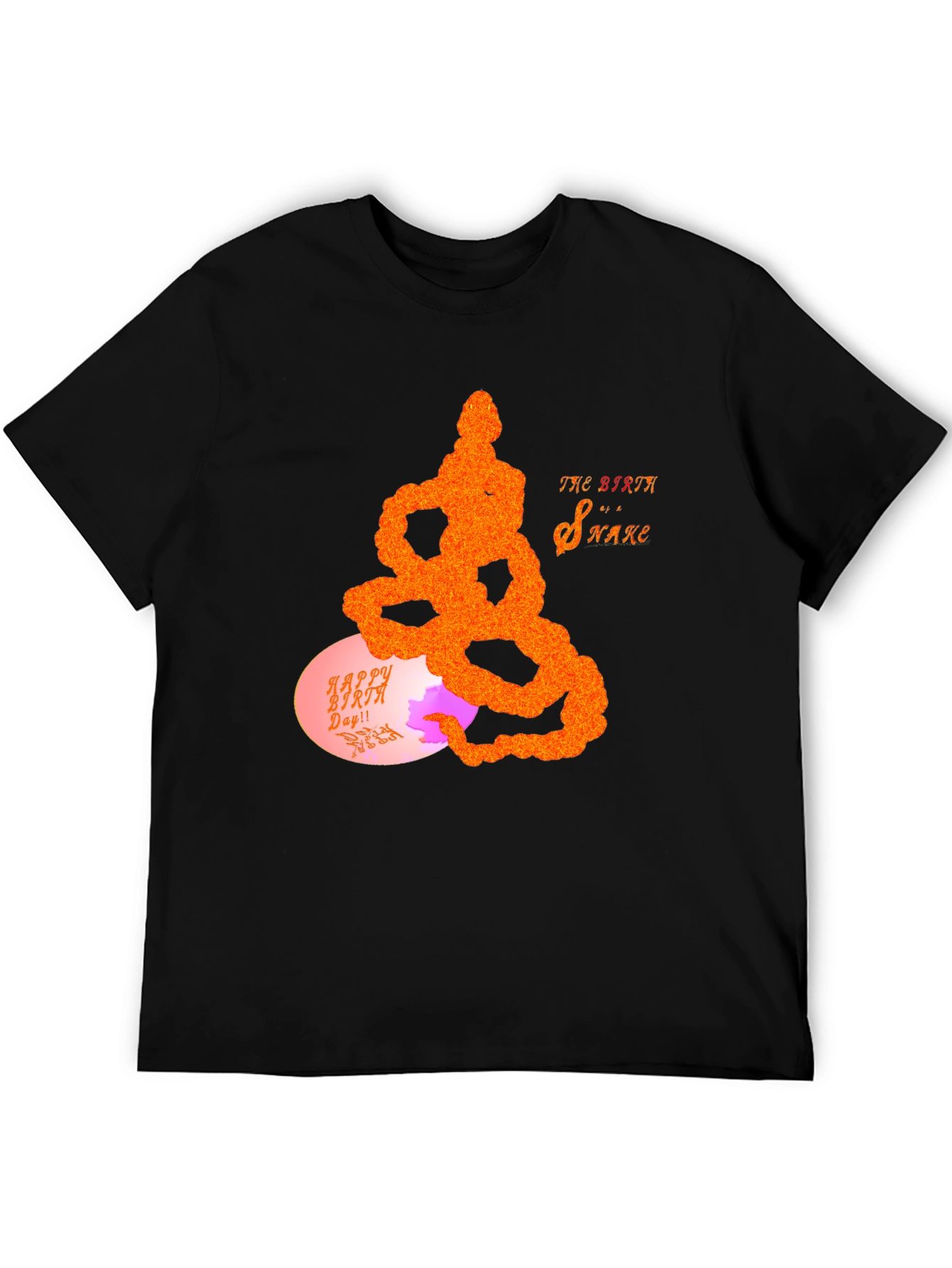 Birth Snake Graphic Tee - Unique Design