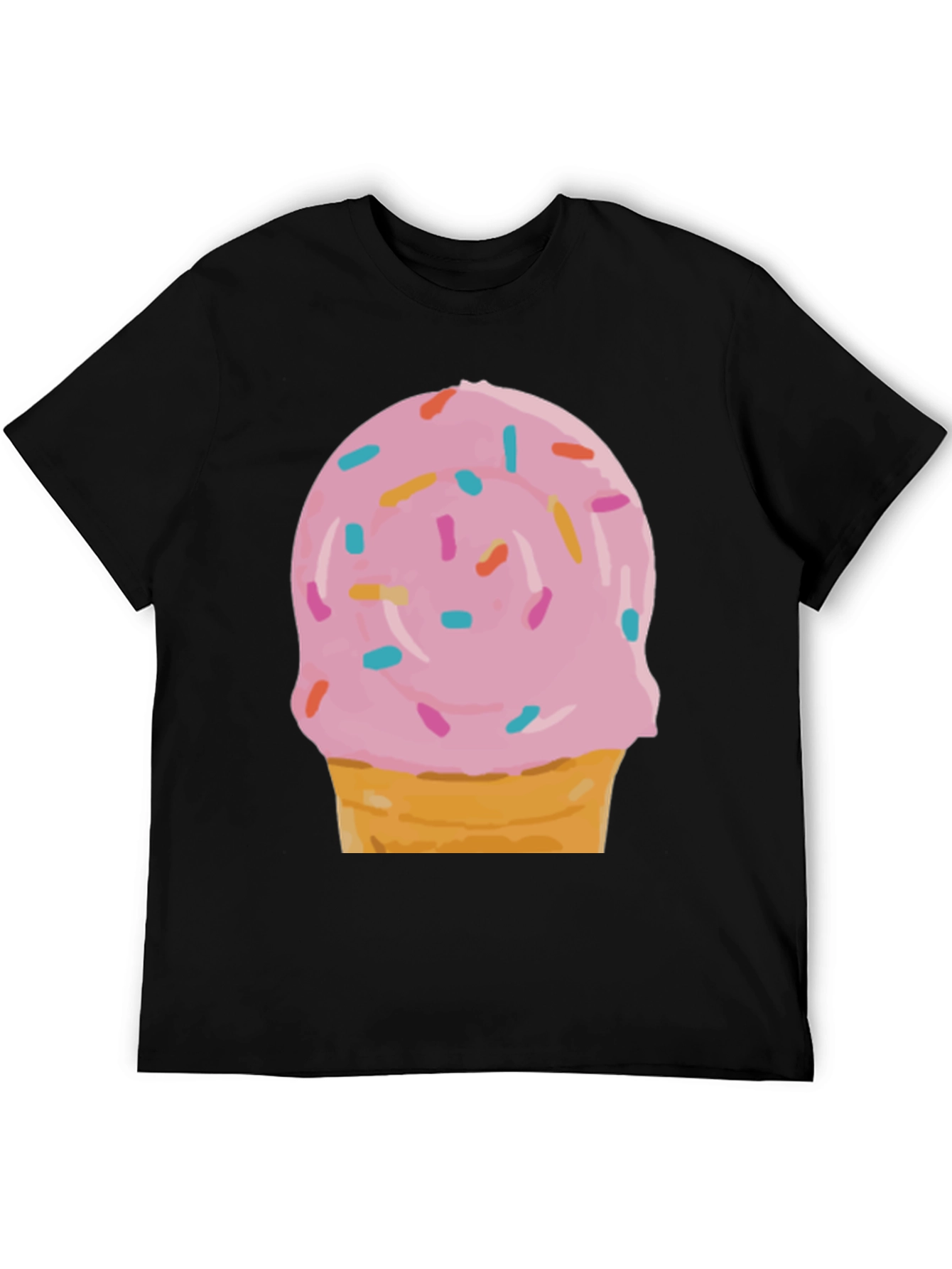 Fun Ice Cream Cone Graphic T-Shirt