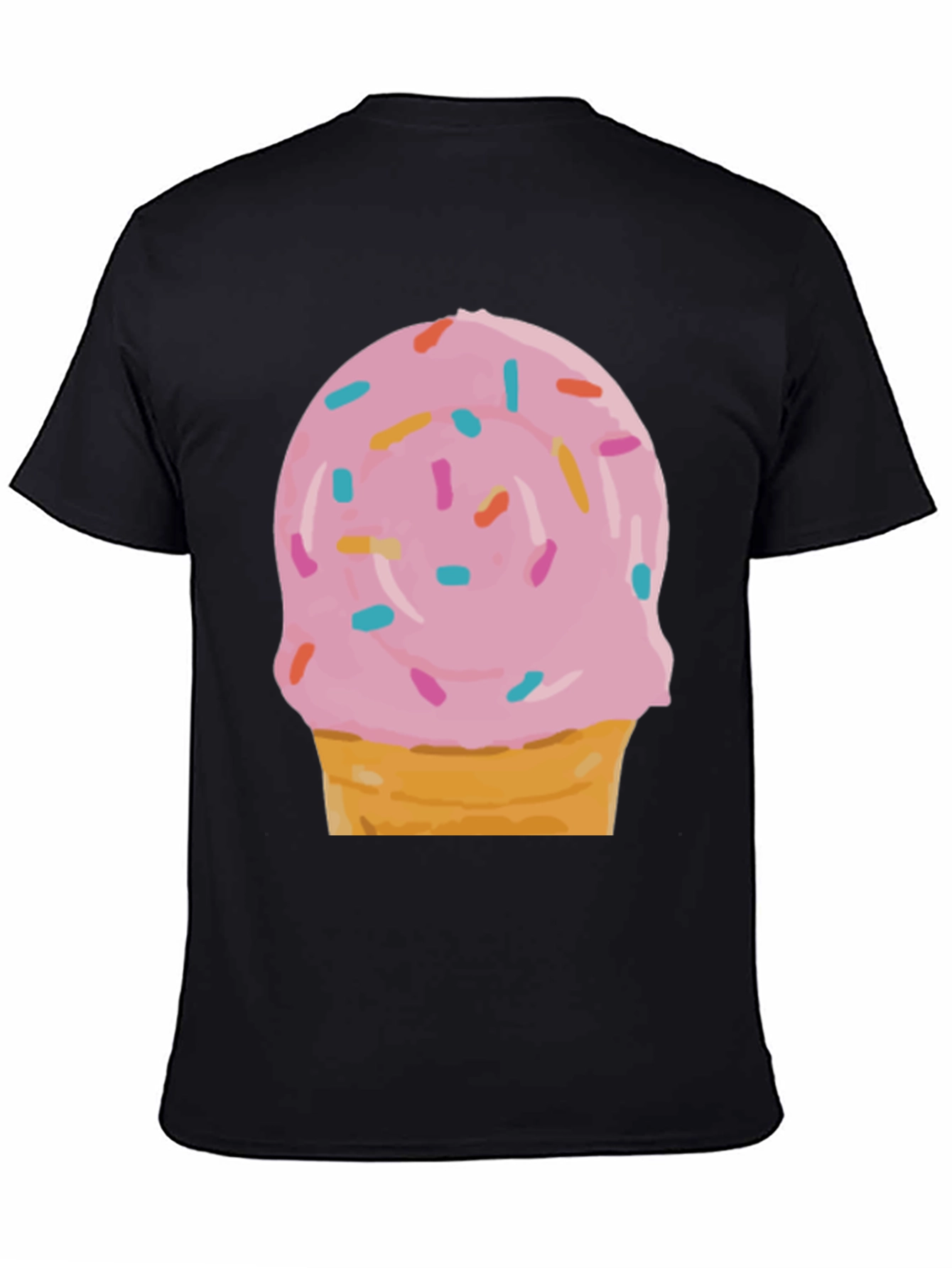 Fun Ice Cream Cone Graphic T-Shirt