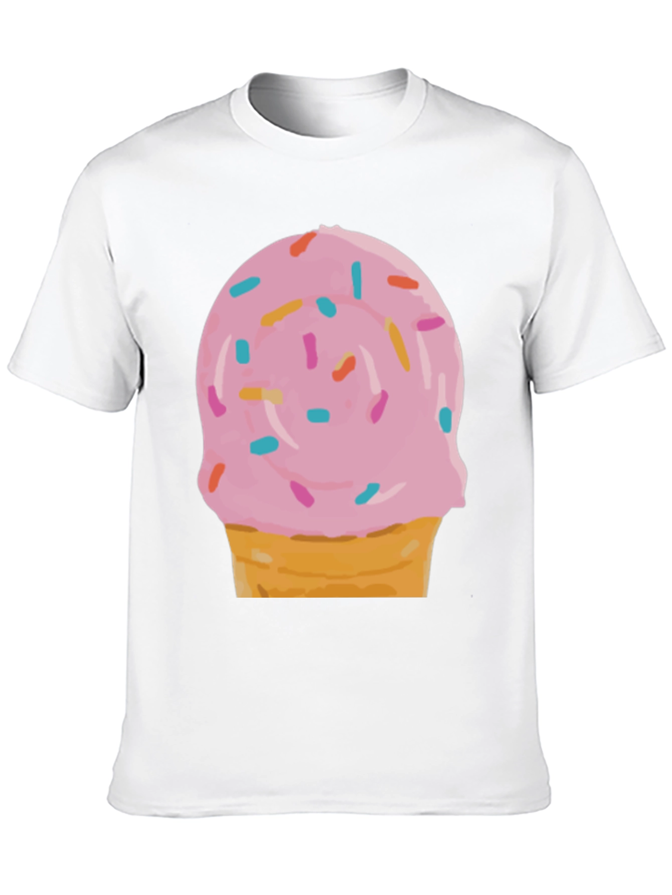 Fun Ice Cream Cone Graphic T-Shirt
