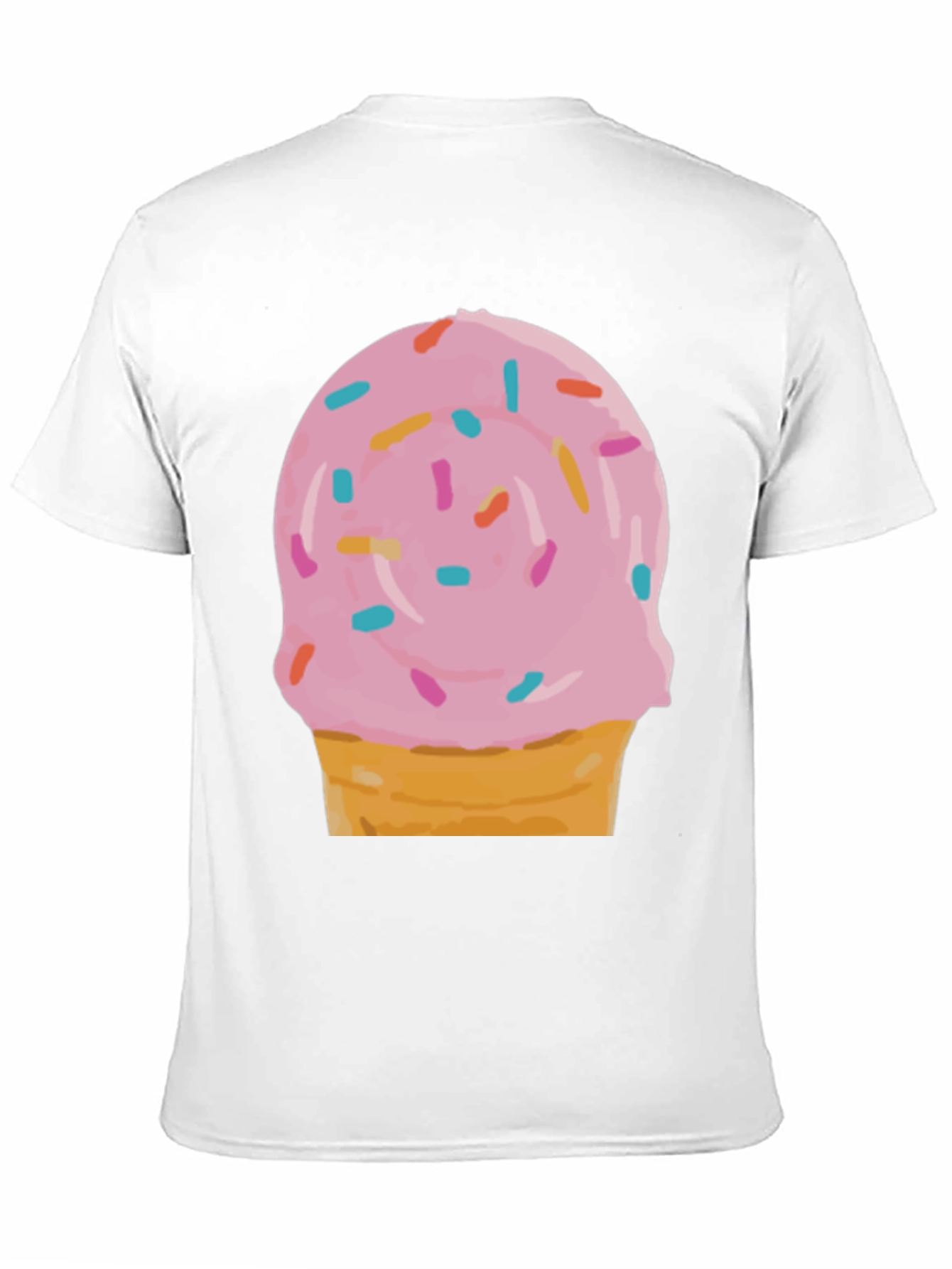 Fun Ice Cream Cone Graphic T-Shirt