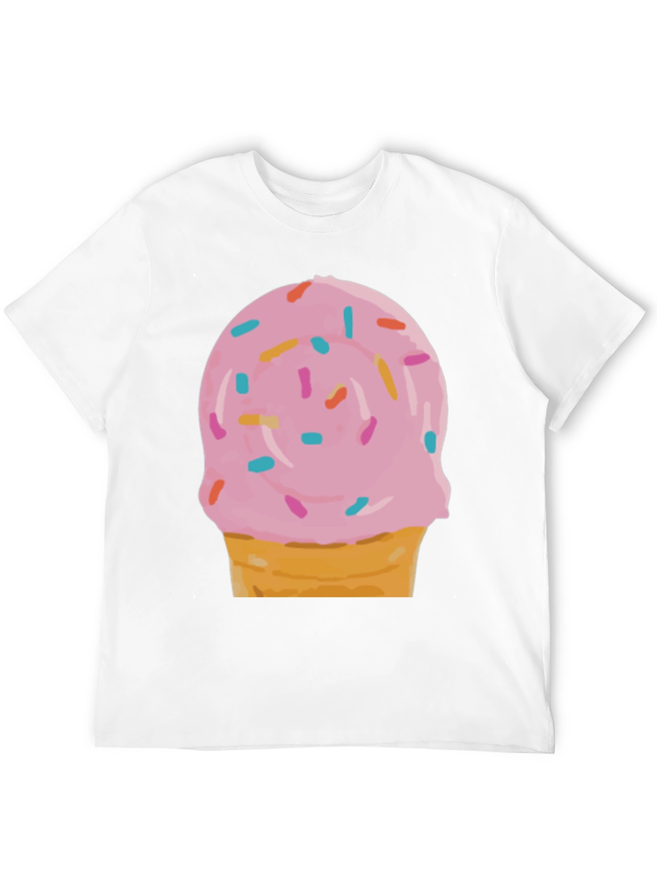 Fun Ice Cream Cone Graphic T-Shirt