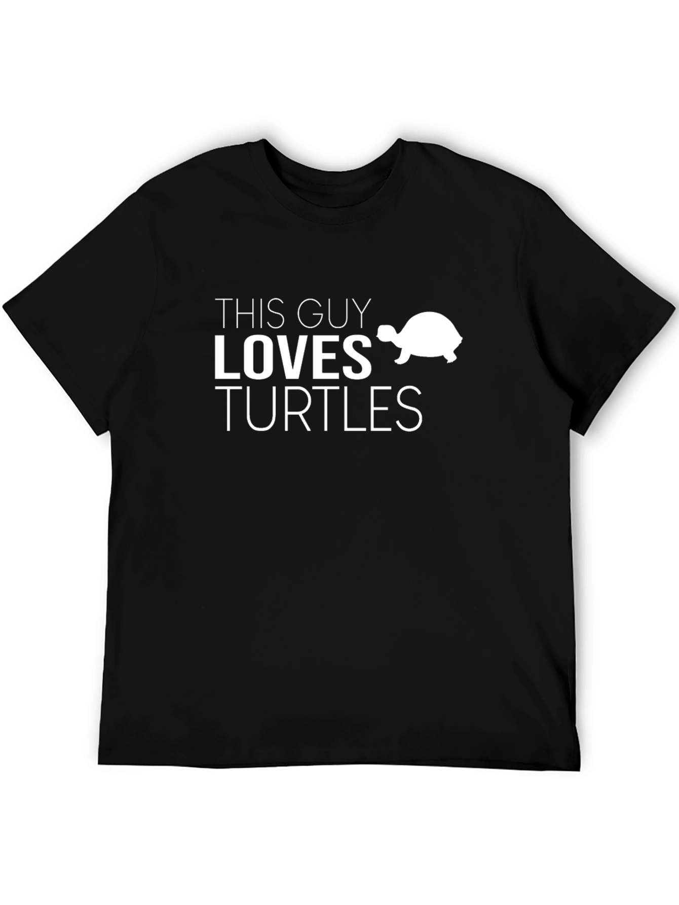 This Guy Loves Turtles Graphic Tee