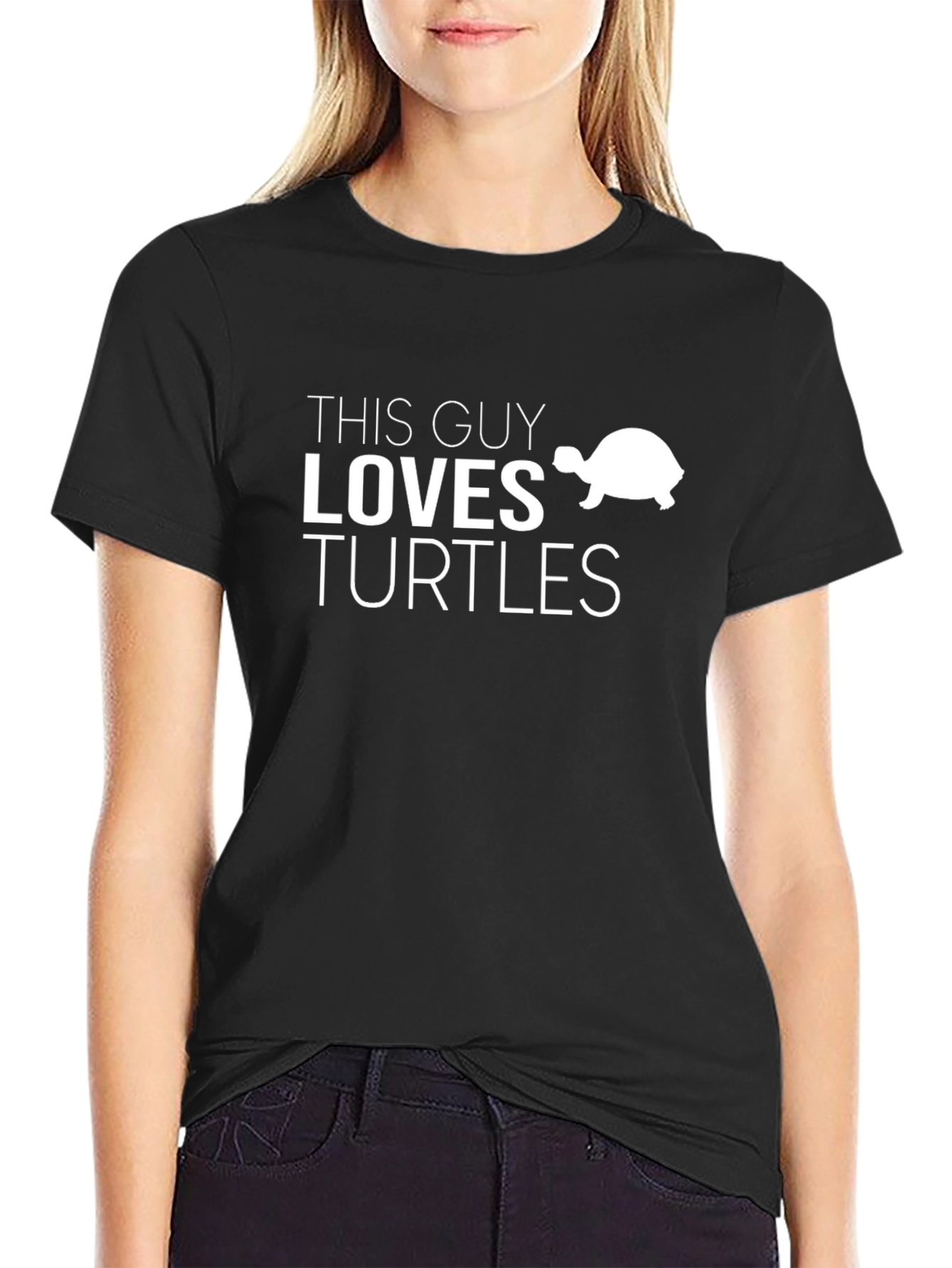 This Guy Loves Turtles Graphic Tee