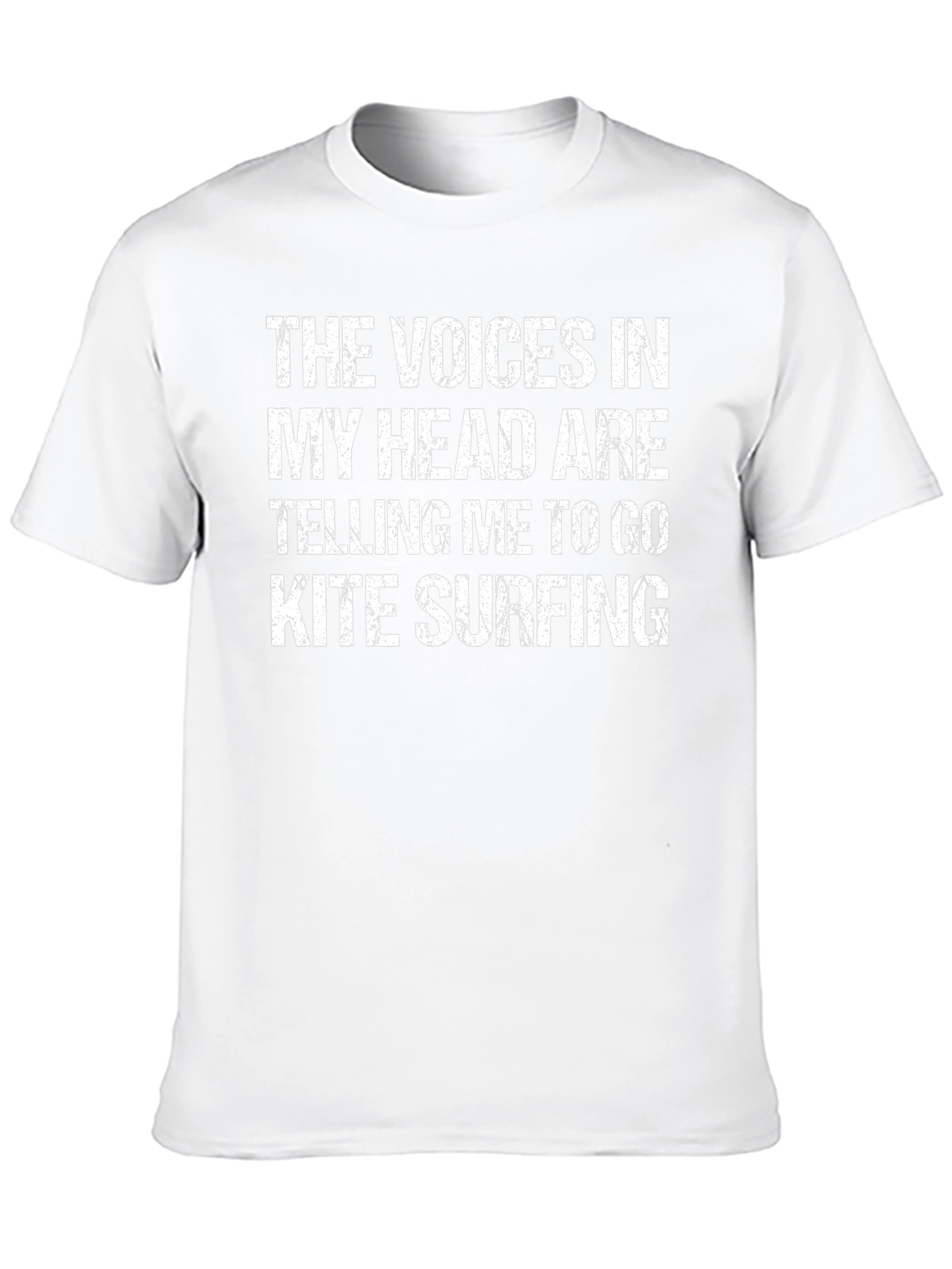 Kite Surfing Voices Graphic Tee - Funny Surfer T-Shirt
