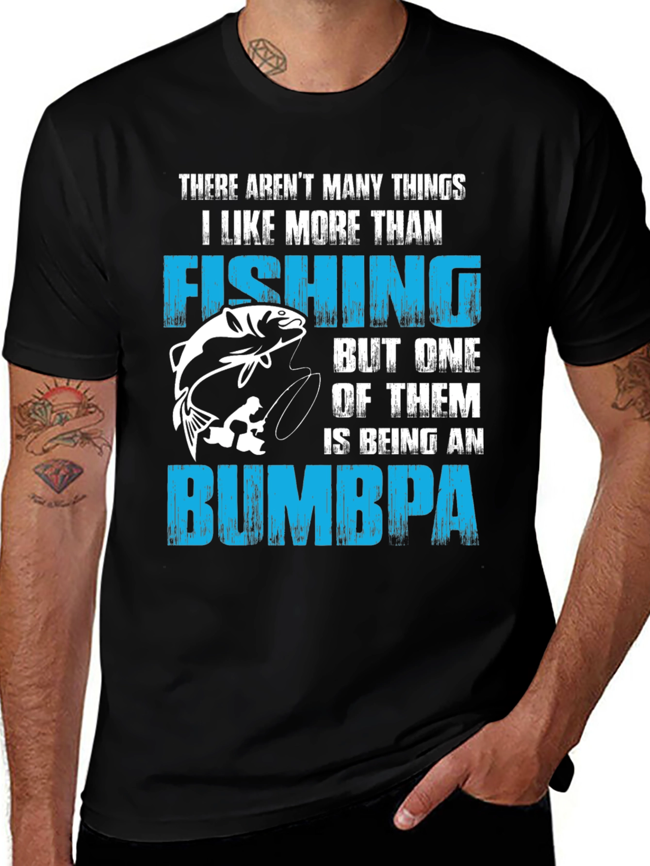 Fishing Bumpa Graphic T-Shirt