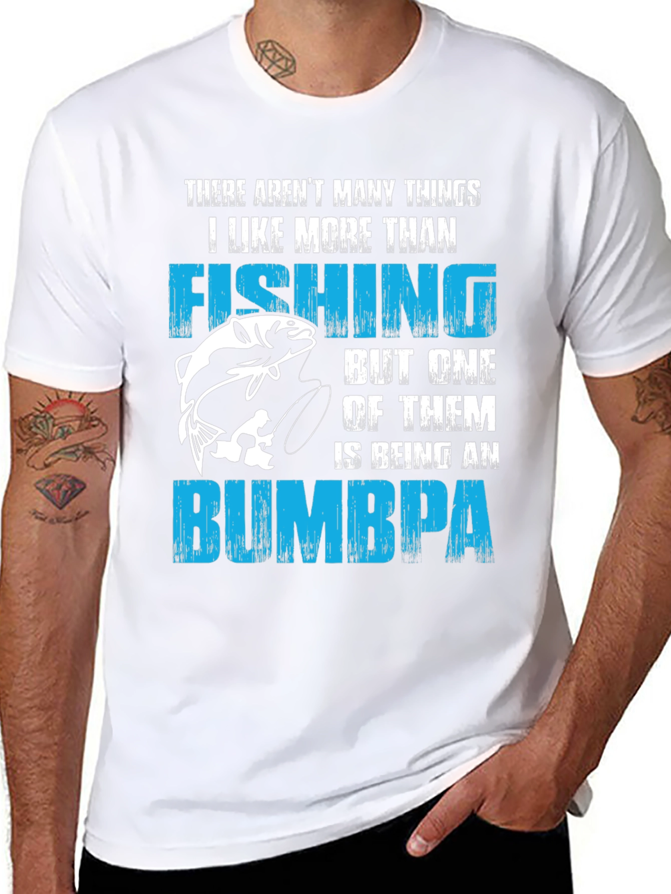 Fishing Bumpa Graphic T-Shirt