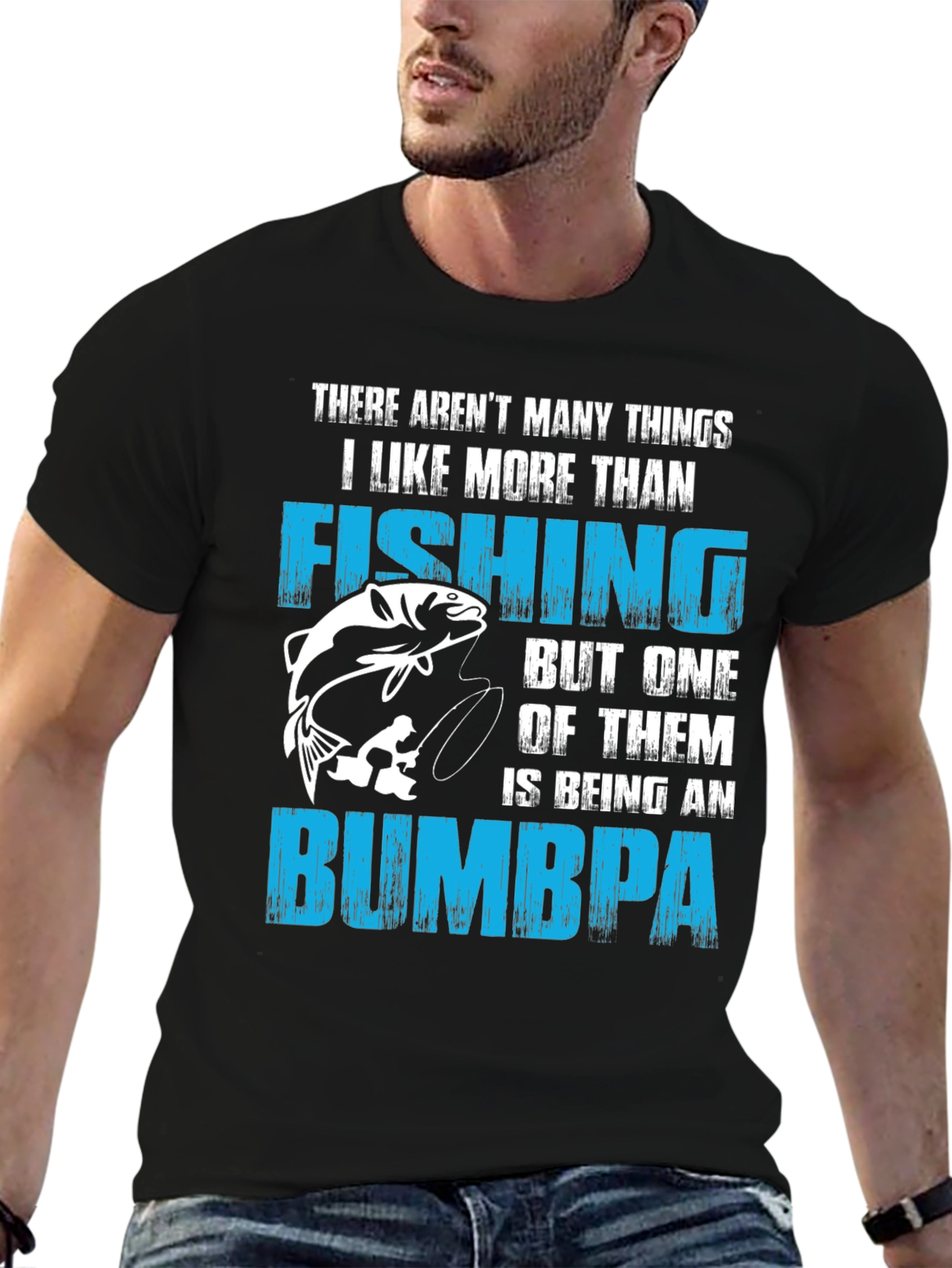 Fishing Bumpa Graphic T-Shirt