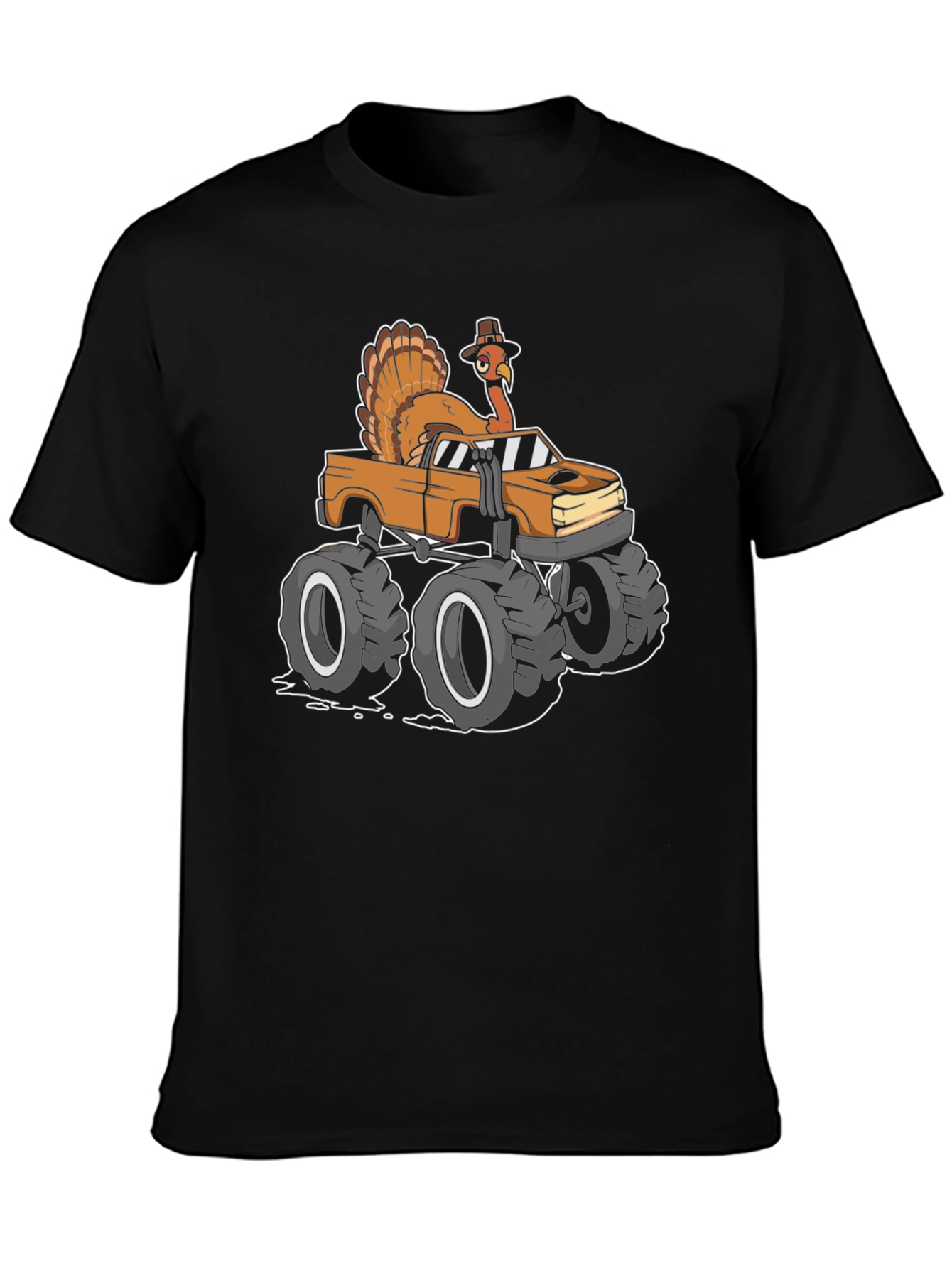 Thanksgiving Turkey Monster Truck Graphic Tee