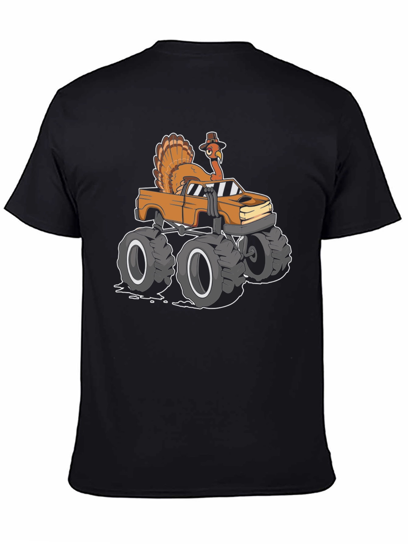 Thanksgiving Turkey Monster Truck Graphic Tee