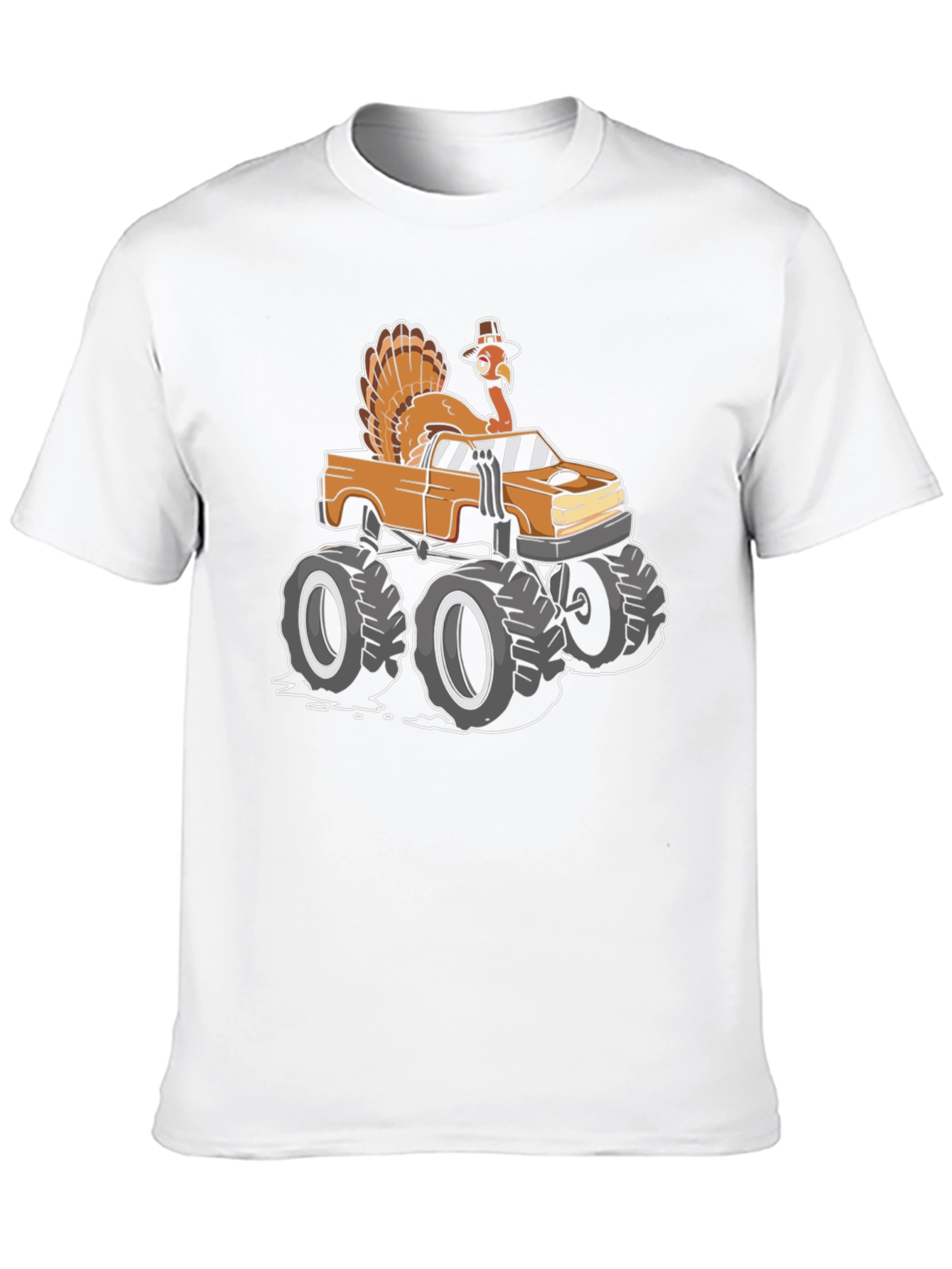 Thanksgiving Turkey Monster Truck Graphic Tee