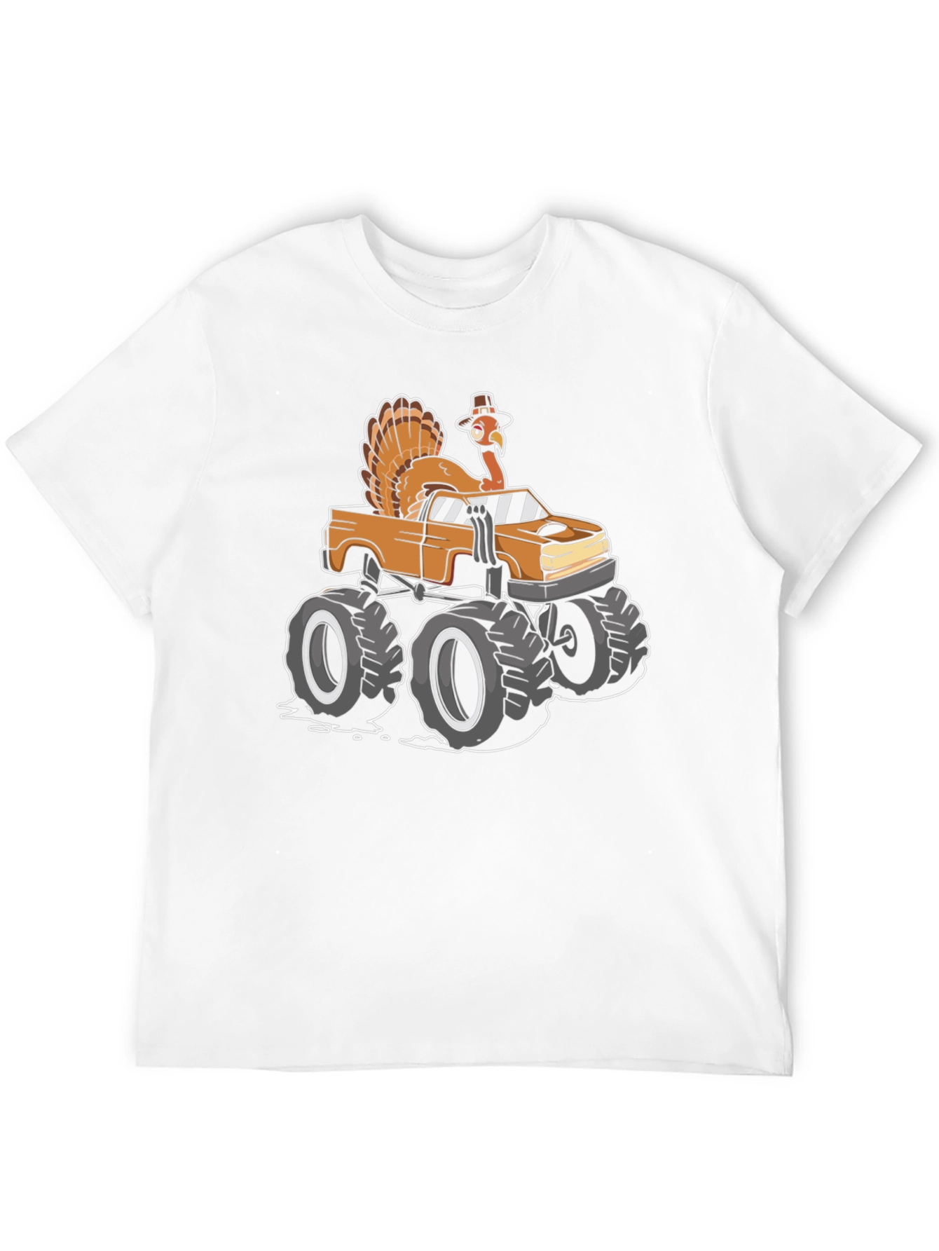 Thanksgiving Turkey Monster Truck Graphic Tee