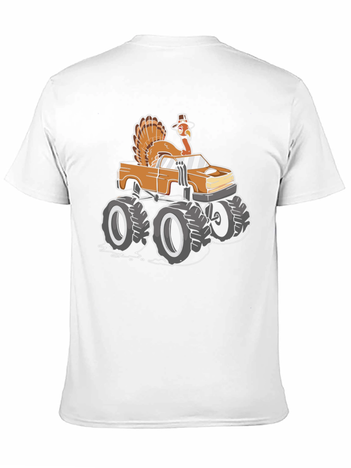 Thanksgiving Turkey Monster Truck Graphic Tee