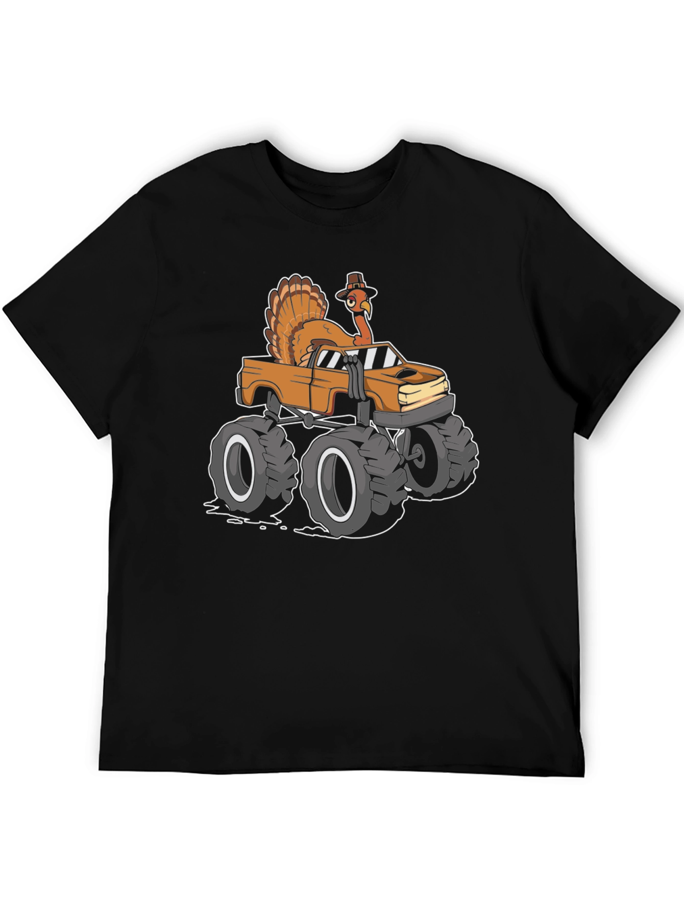 Thanksgiving Turkey Monster Truck Graphic Tee