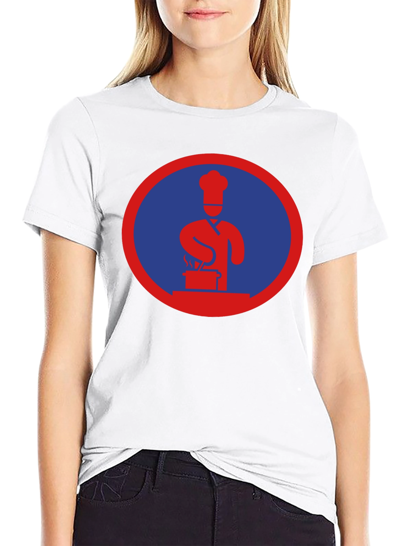 Chef Circle Graphic Tee - Cool Culinary Design