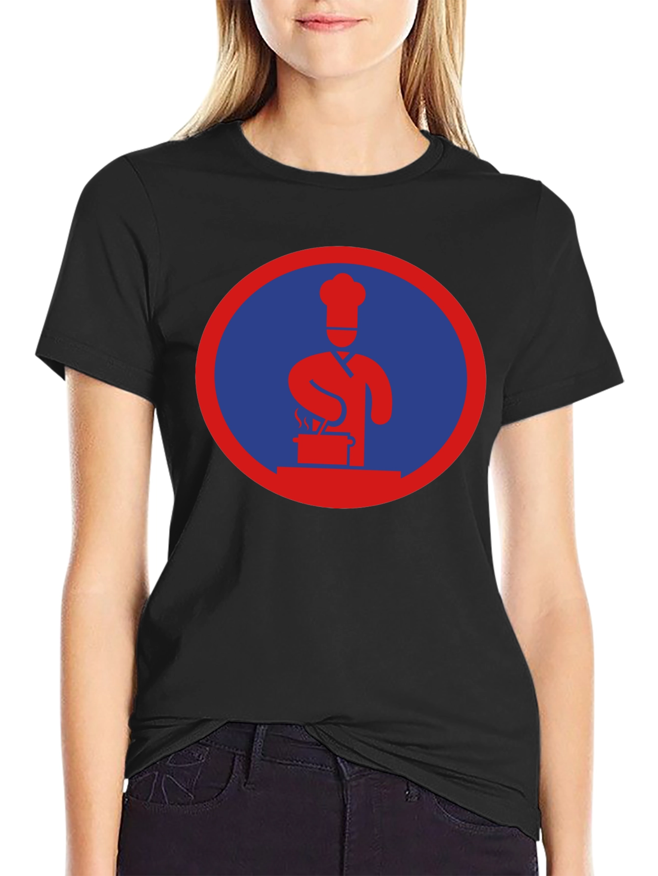 Chef Circle Graphic Tee - Cool Culinary Design