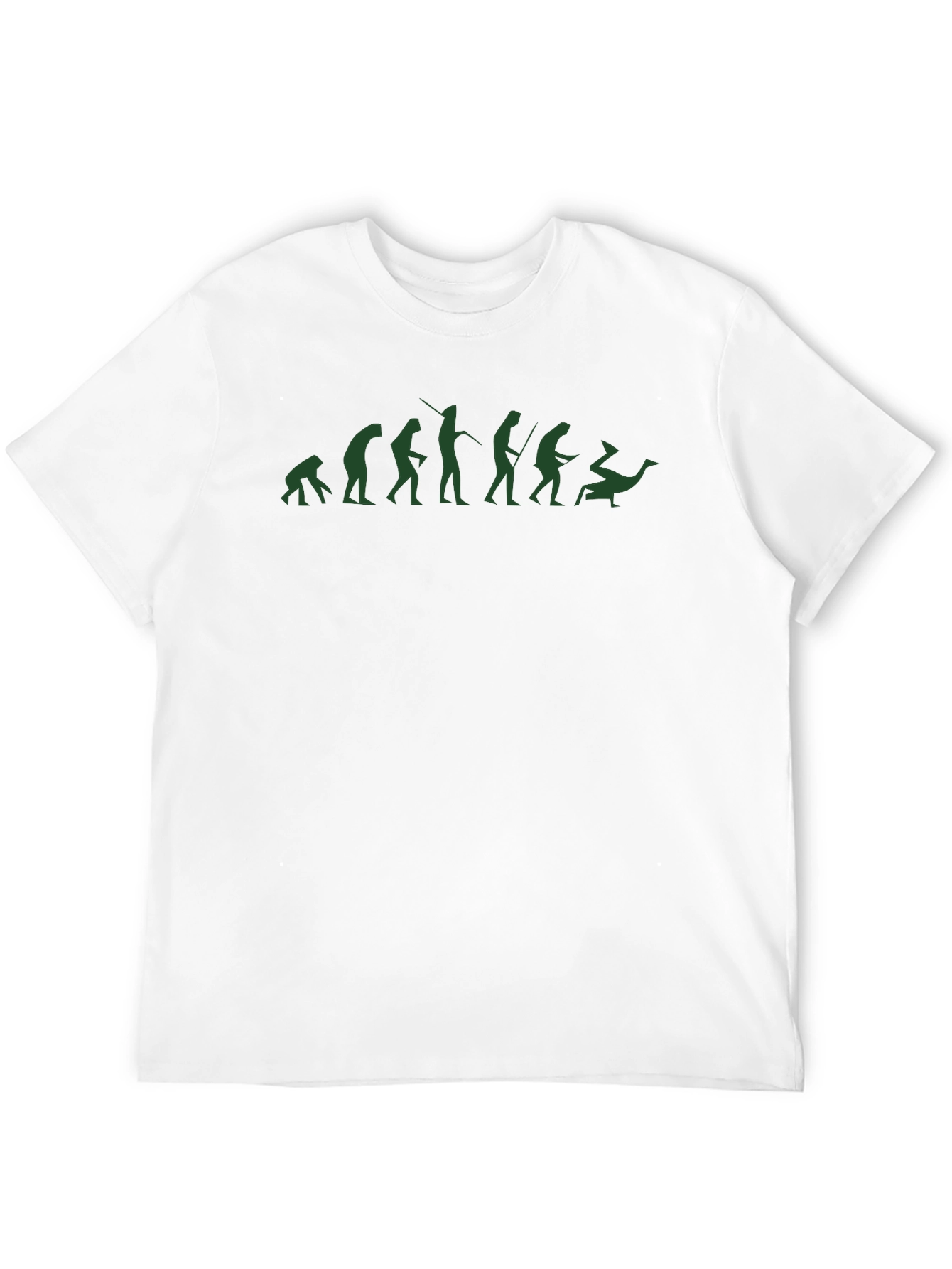 Evolution of Man T-Shirt - Black Cotton Blend